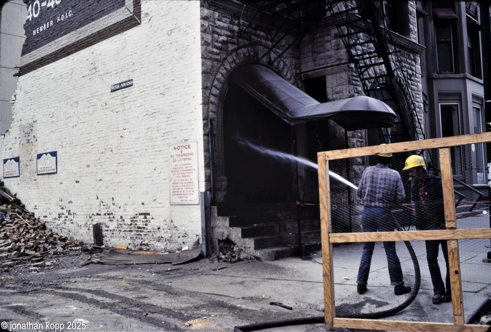 Oak St Site Demo, 1981