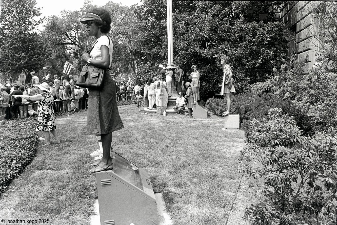 Constitution Ave., Parade, July 4, 1976