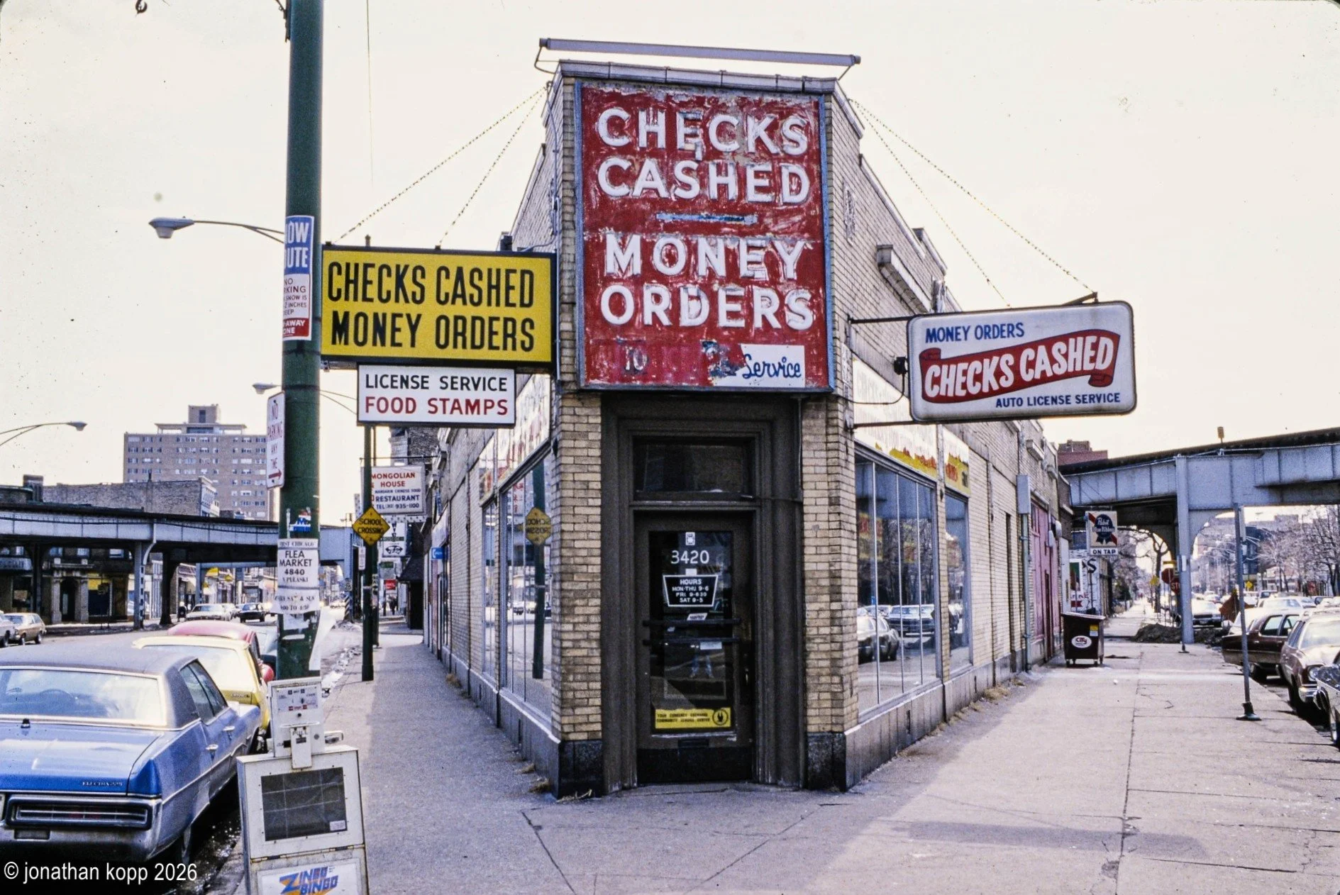 N. Clark St. and N. Sheffield Ave., 1981