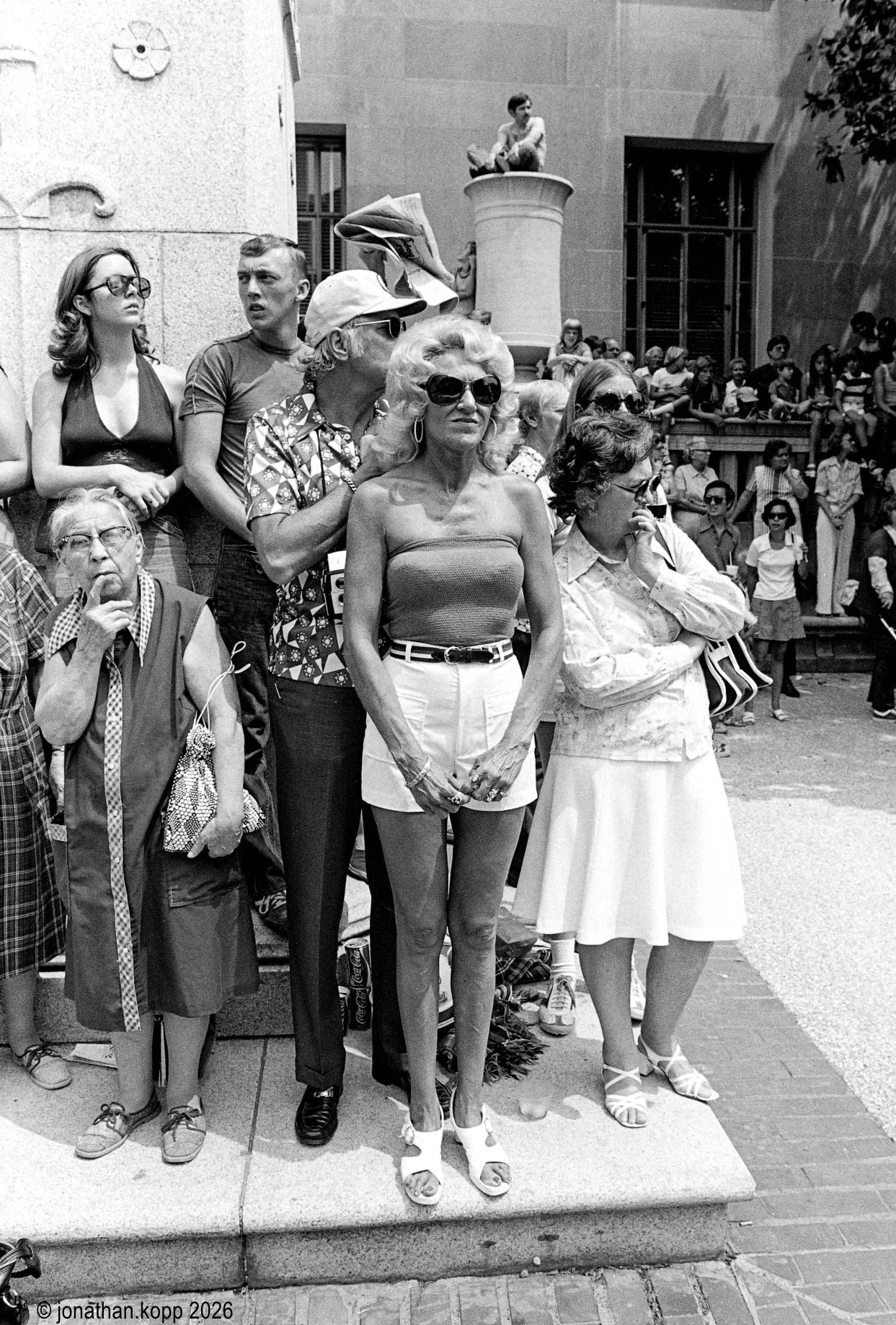 Constitution Ave., Parade, July 4, 1976