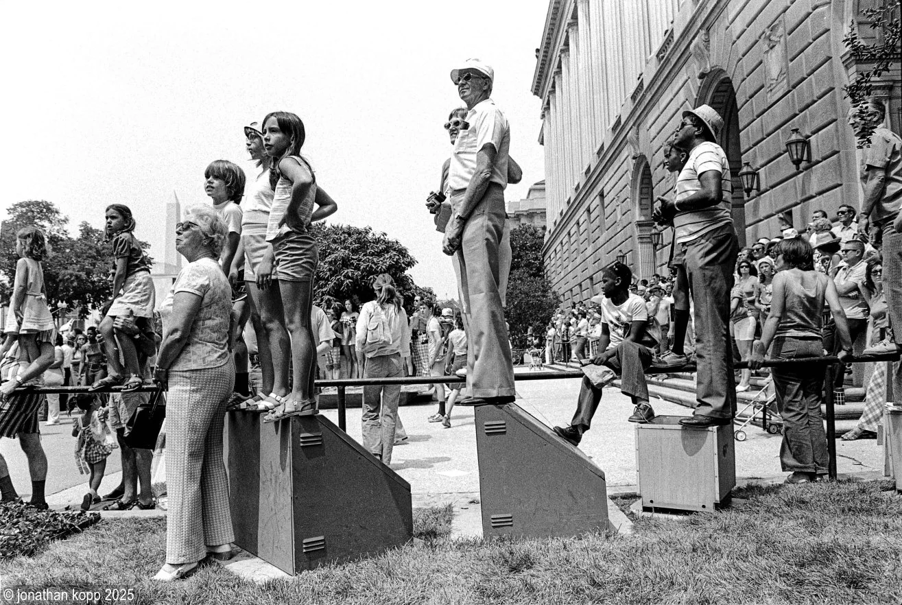 Constitution Ave., Parade, July 4, 1976