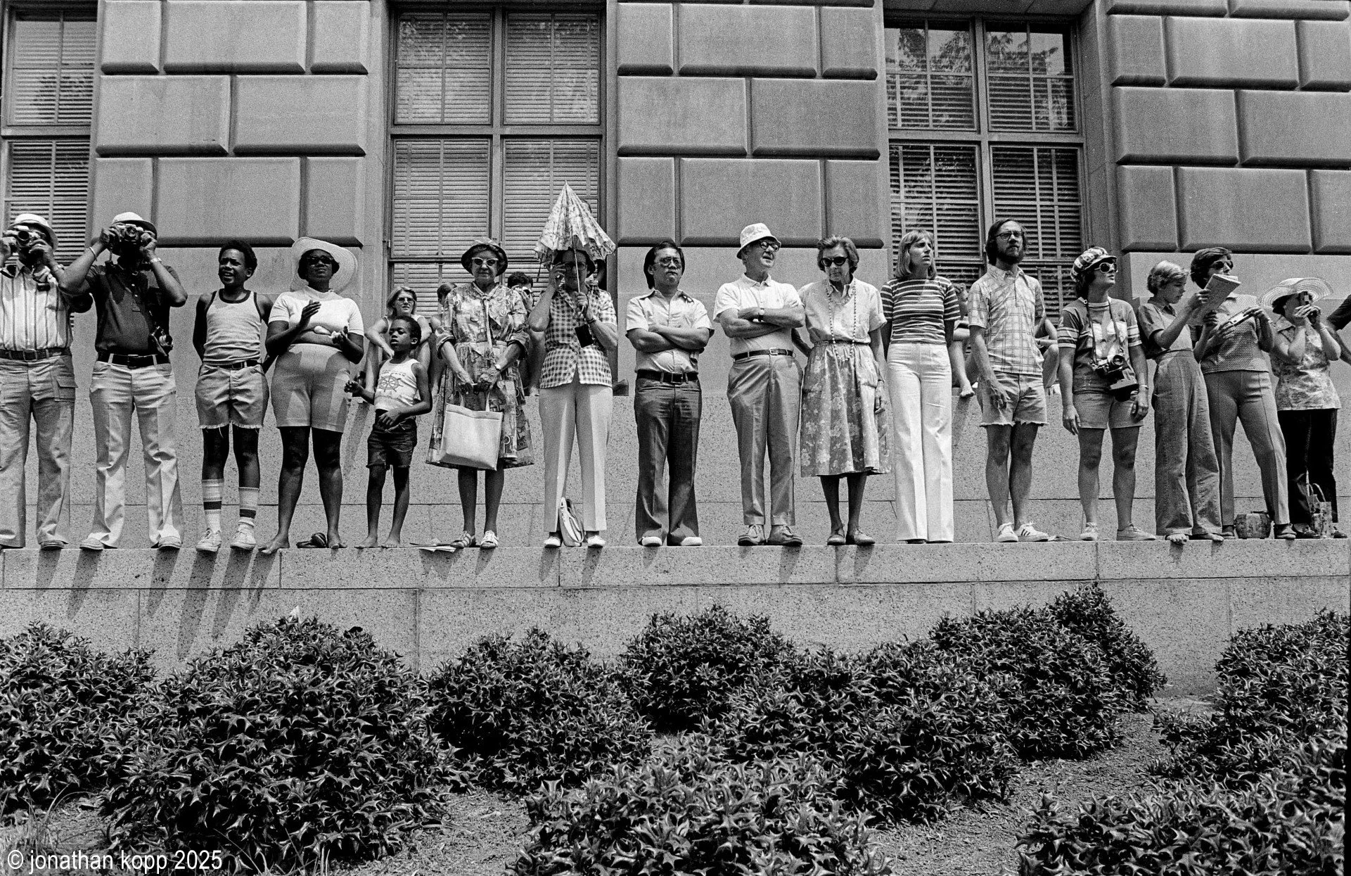 Constitution Ave., Parade, July 4, 1976