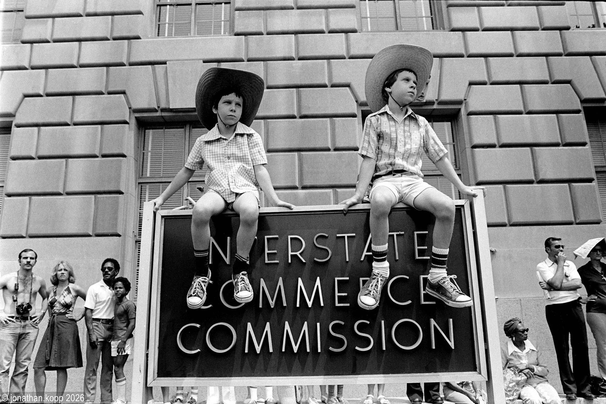 Constitution Ave., Parade, July 4, 1976