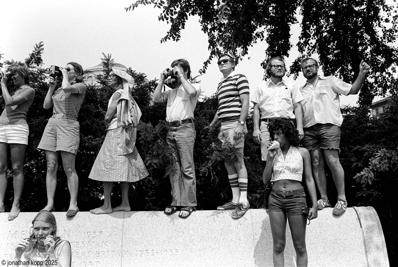 Constitution Ave., Parade, July 4, 1976