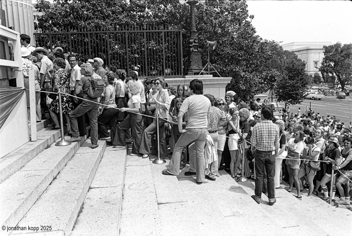 Constitution Ave., National Archives, July 4, 1976