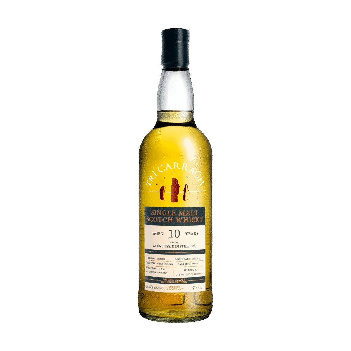 TRI CARRAGH GLENLOSSIE 10YO 1ST FILL BOURBON BARREL.jpg