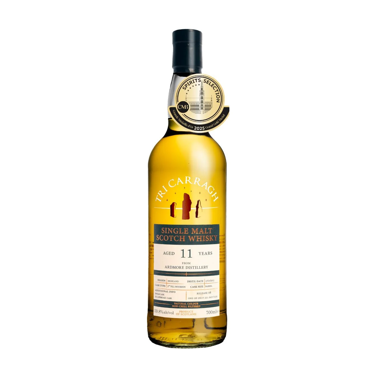 TRI CARRAGH ARDMORE 11YO 2ND FILL BOURBON EX LAPHROAIG.jpg