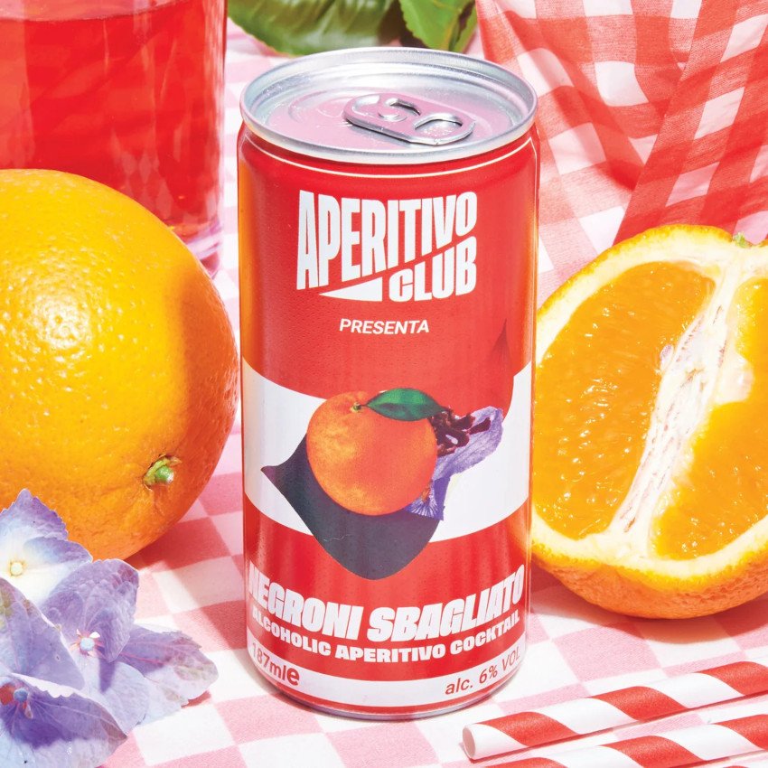 APERITIVO CLUB NEGRONI SBAGLIATO 187ML CAN
