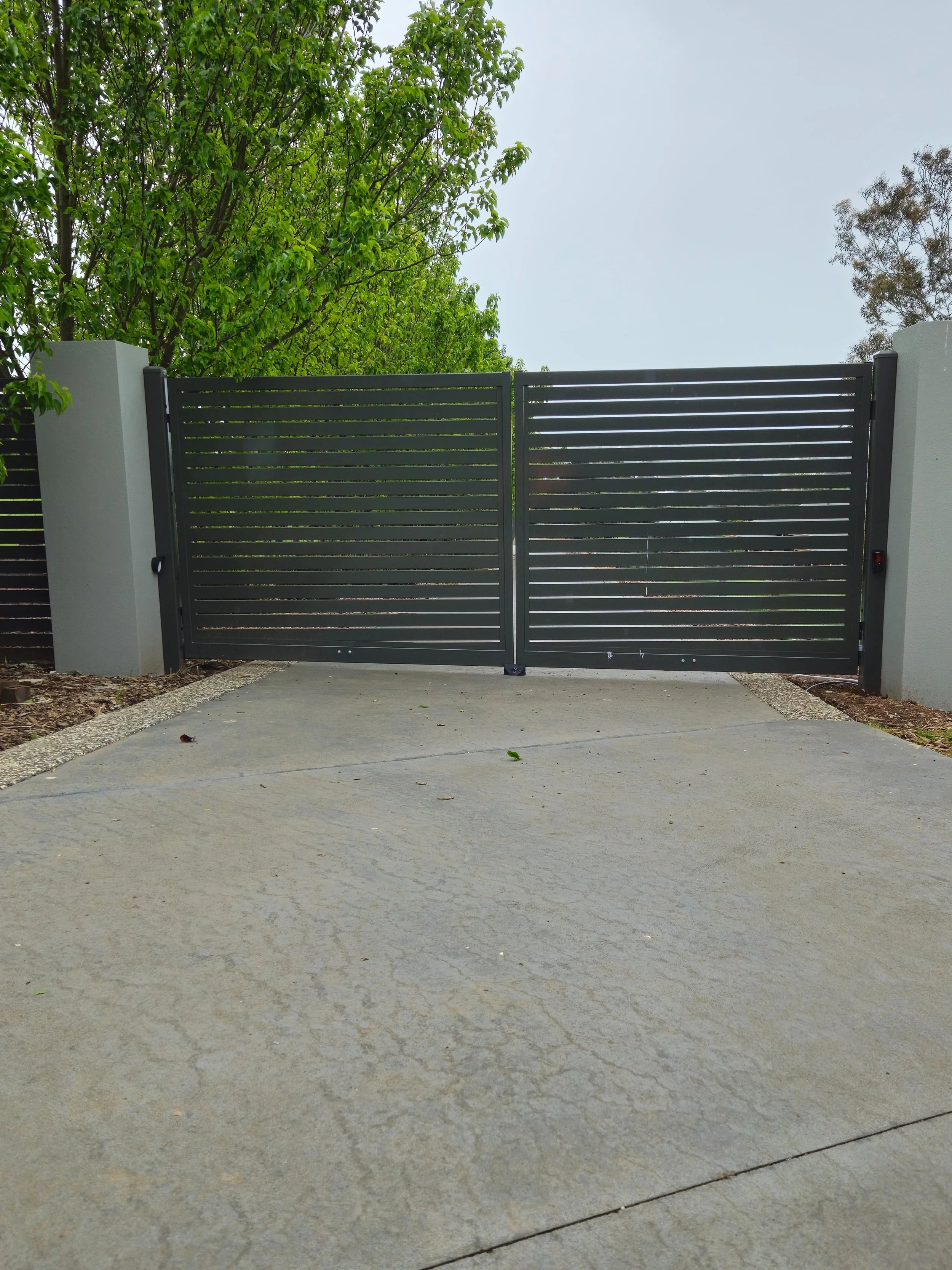 Double Swing Gate, automation completed by ASAGATES - Automatic Systems Australia