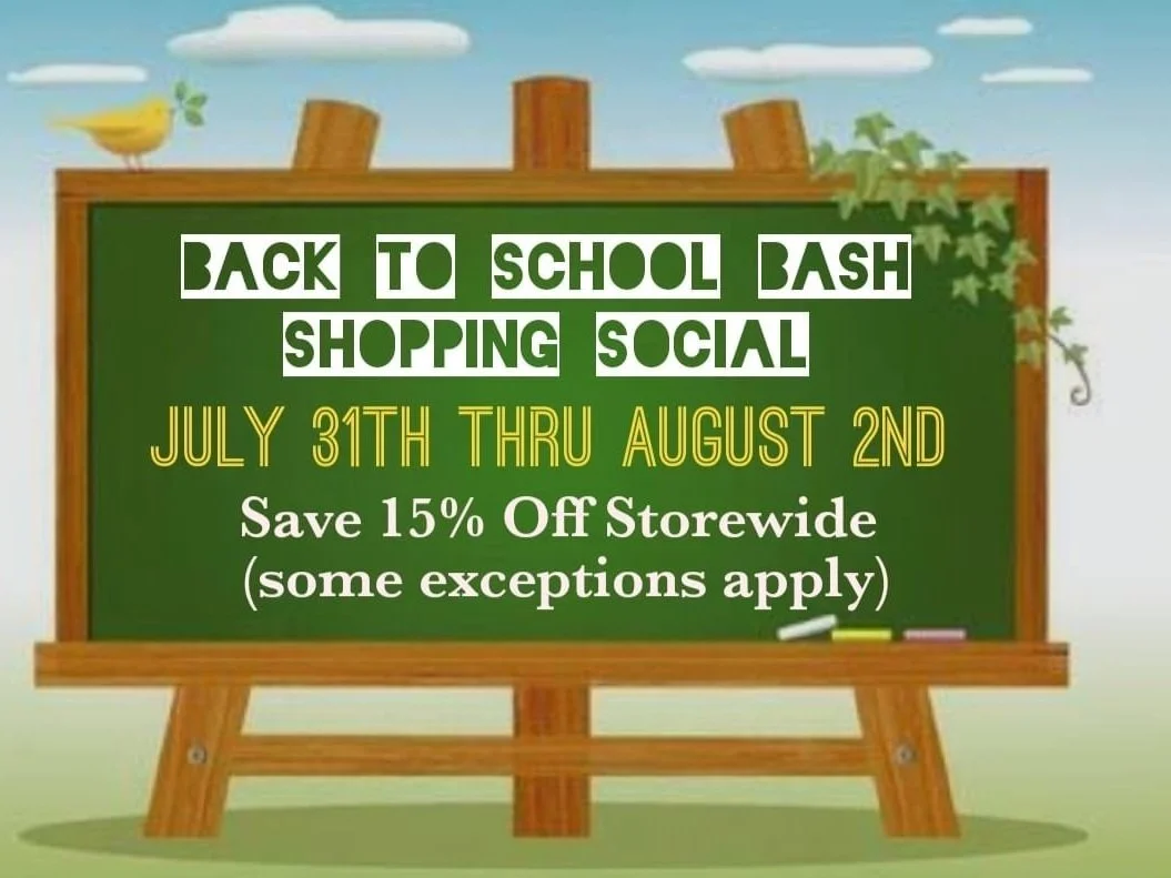 Back to School Bash Shopping Social