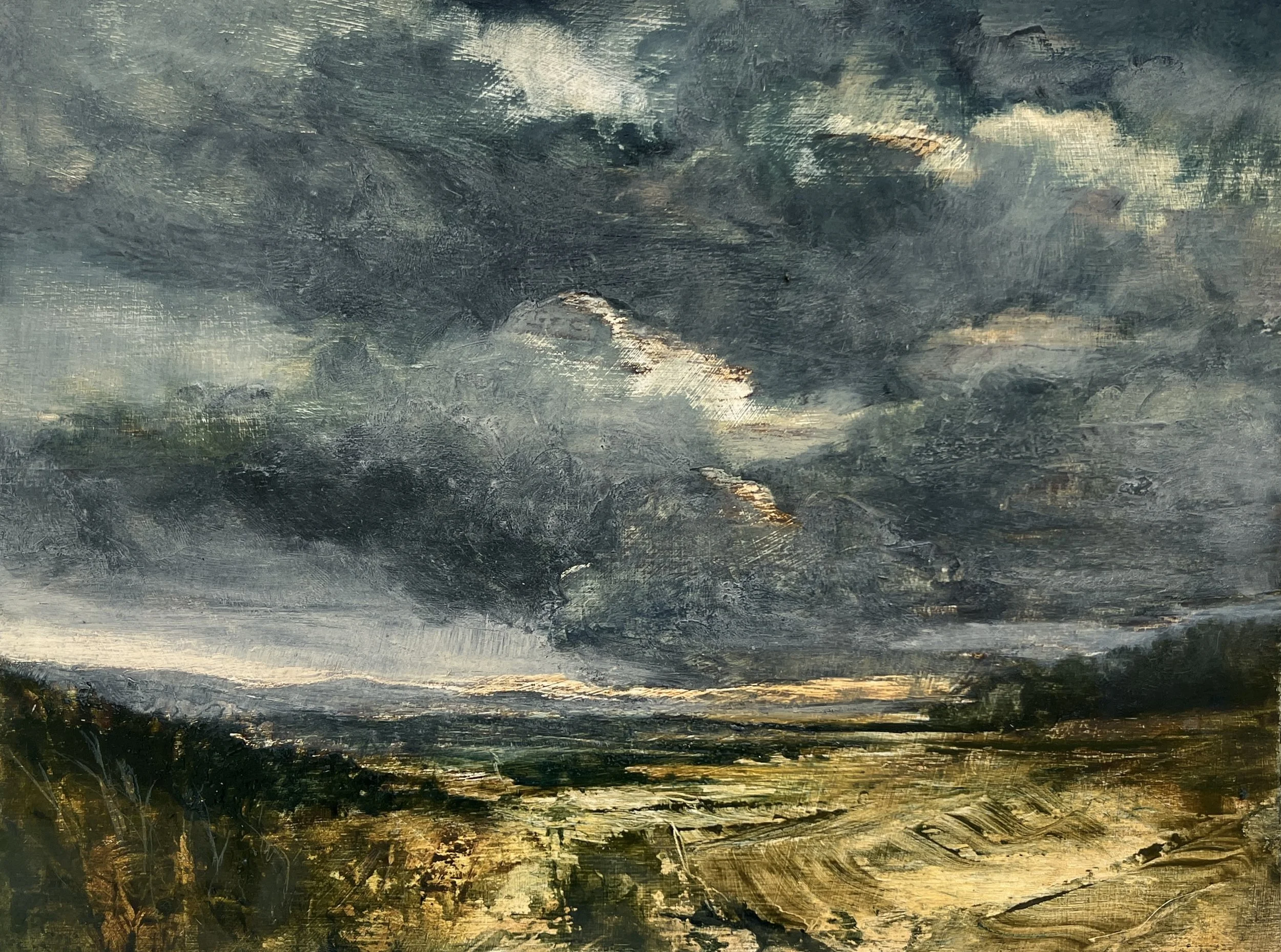 Spring 2026 10, oil on panel, 12x9"