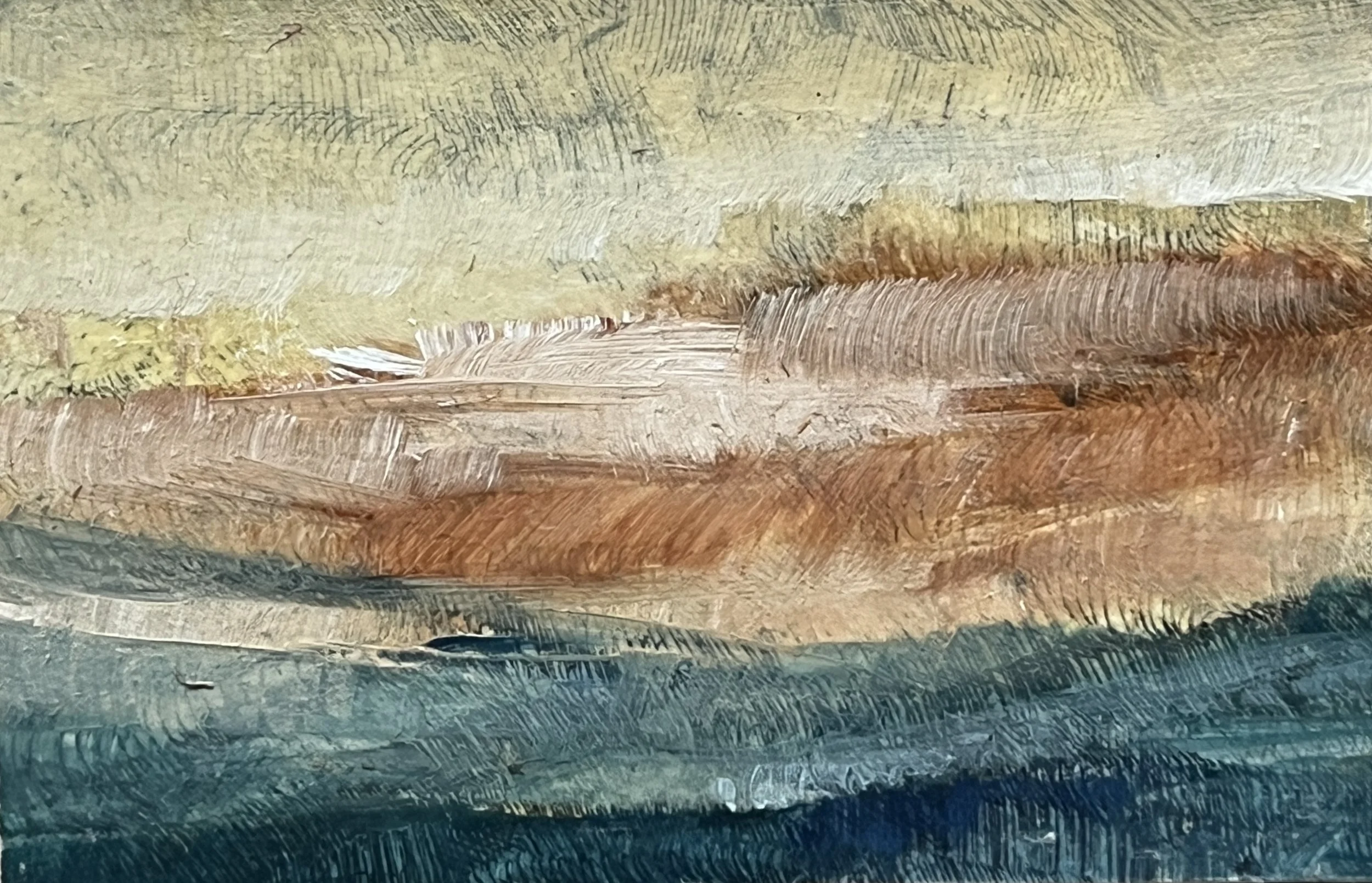 Mini Oil Study 12 (3 1/4 x 2 1/8")
