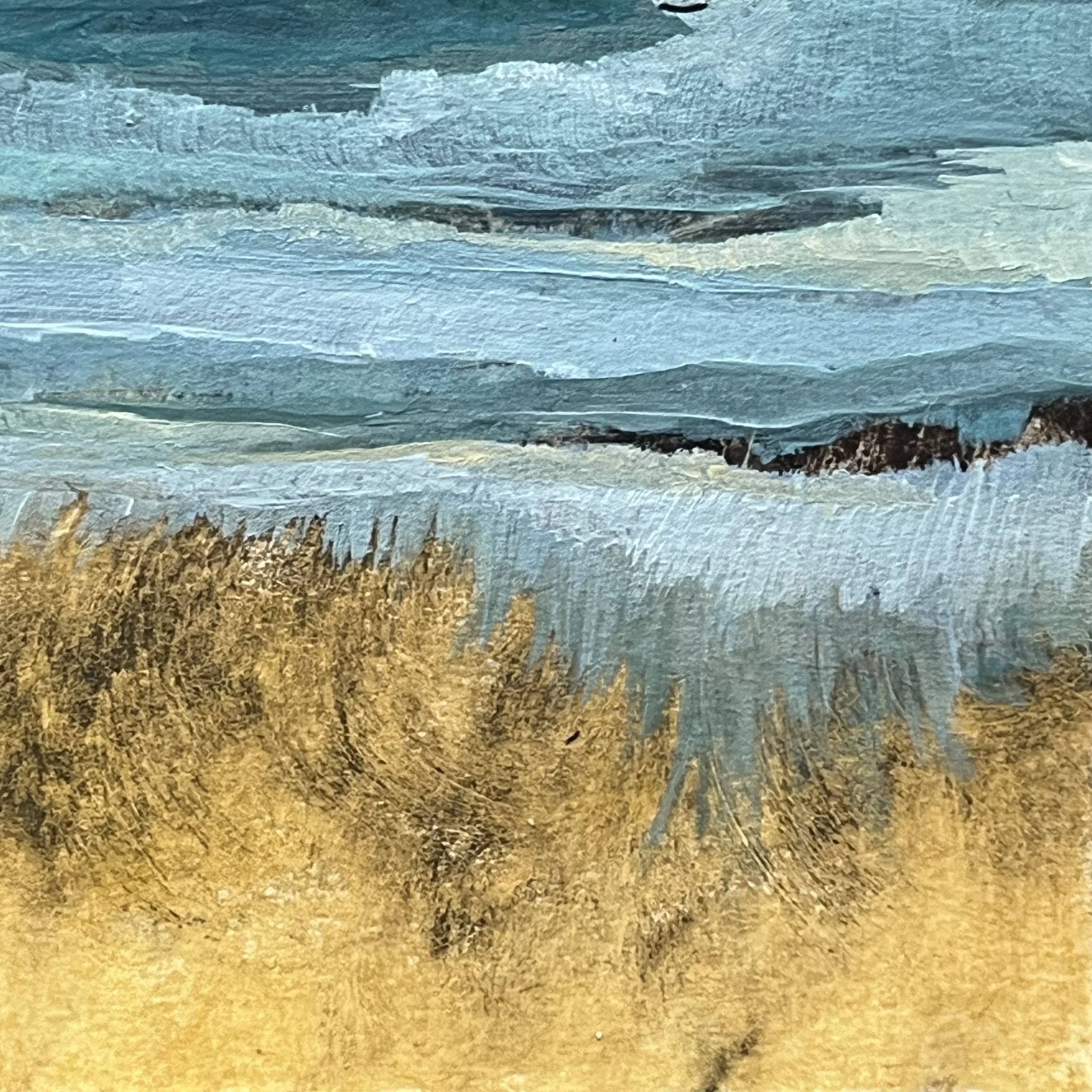 Mini Square Oil Study 7 (3x3")