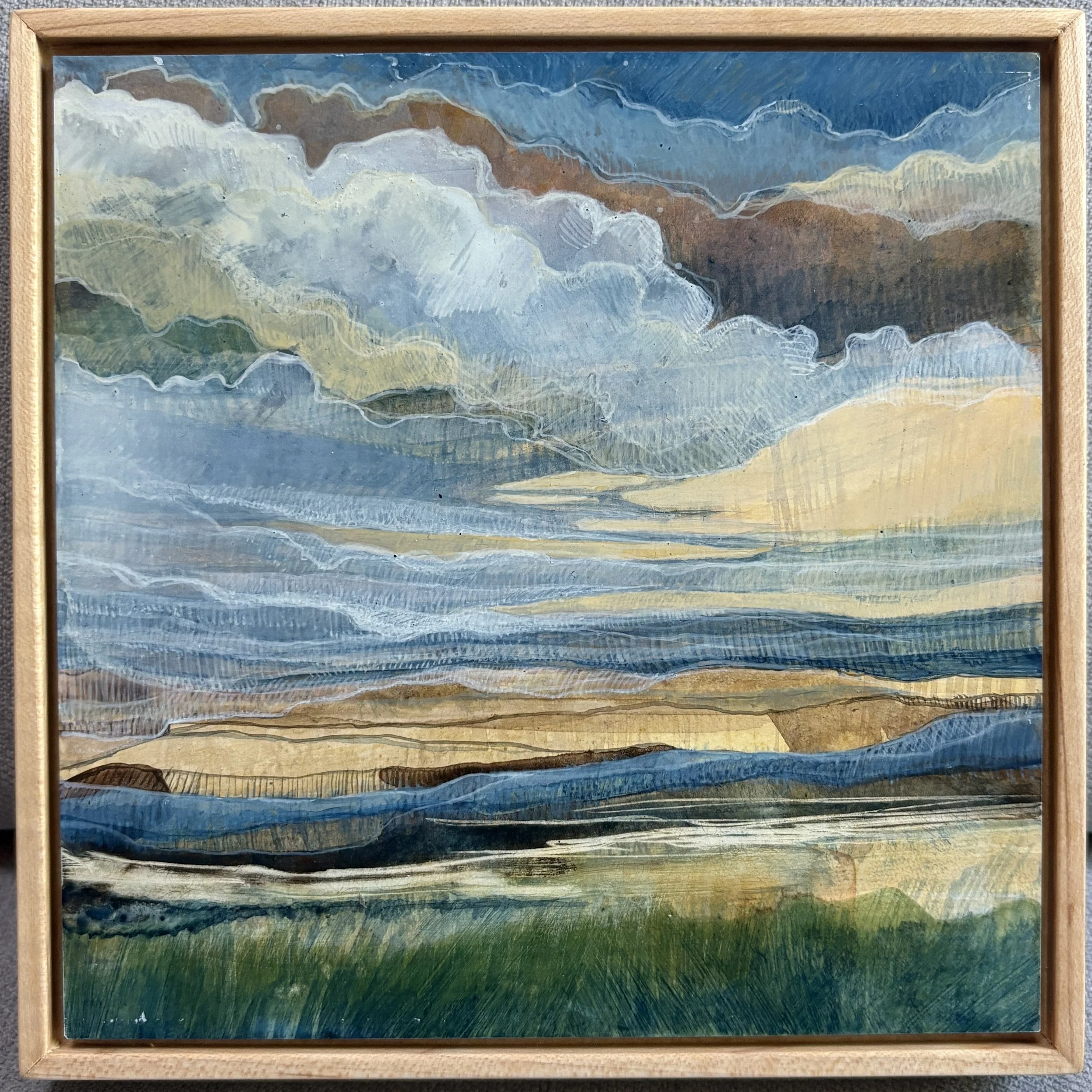 XI_FRAMED_egg tempera on panel_6x6_2026.jpg