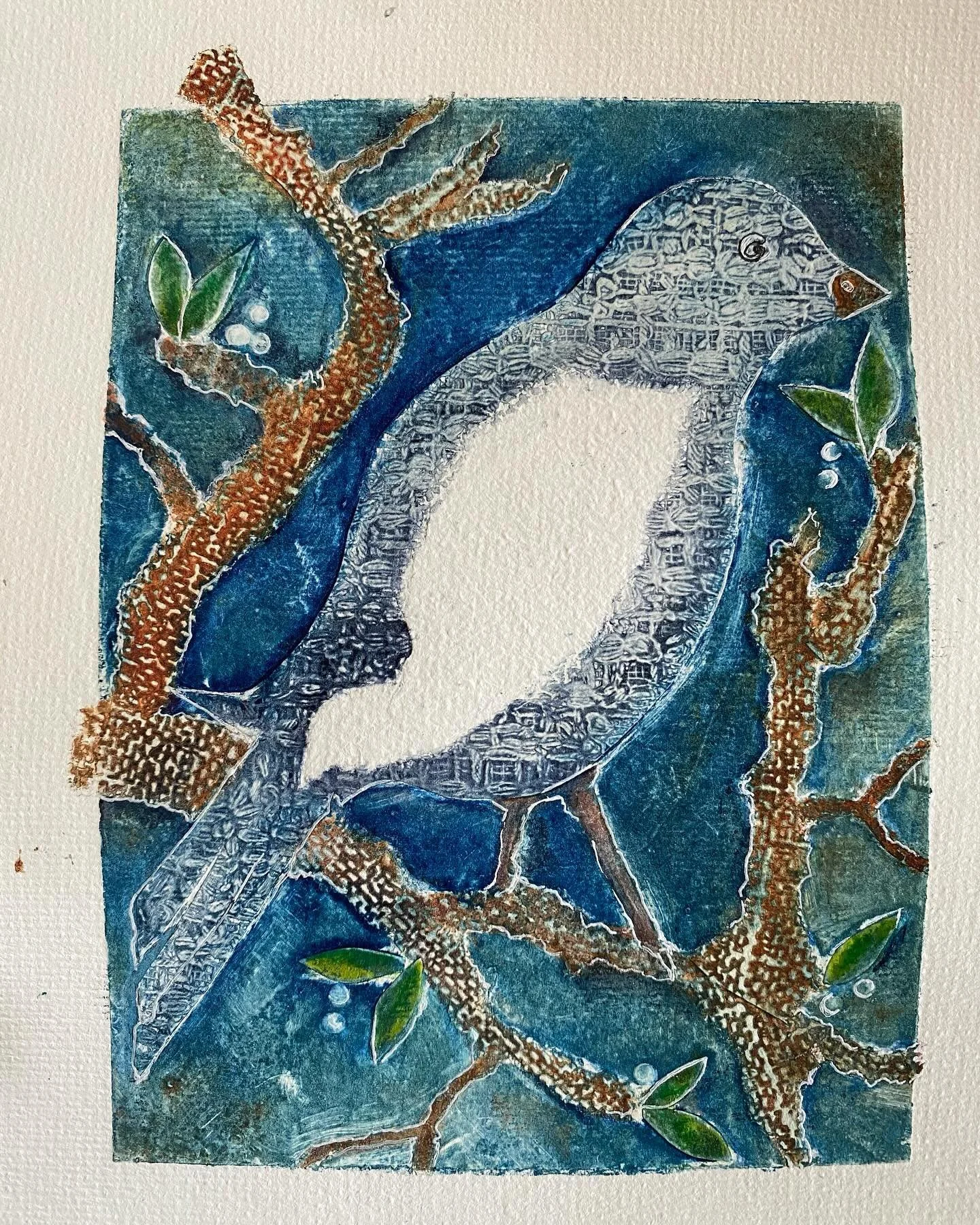 Collography - Birds of a feather flock together