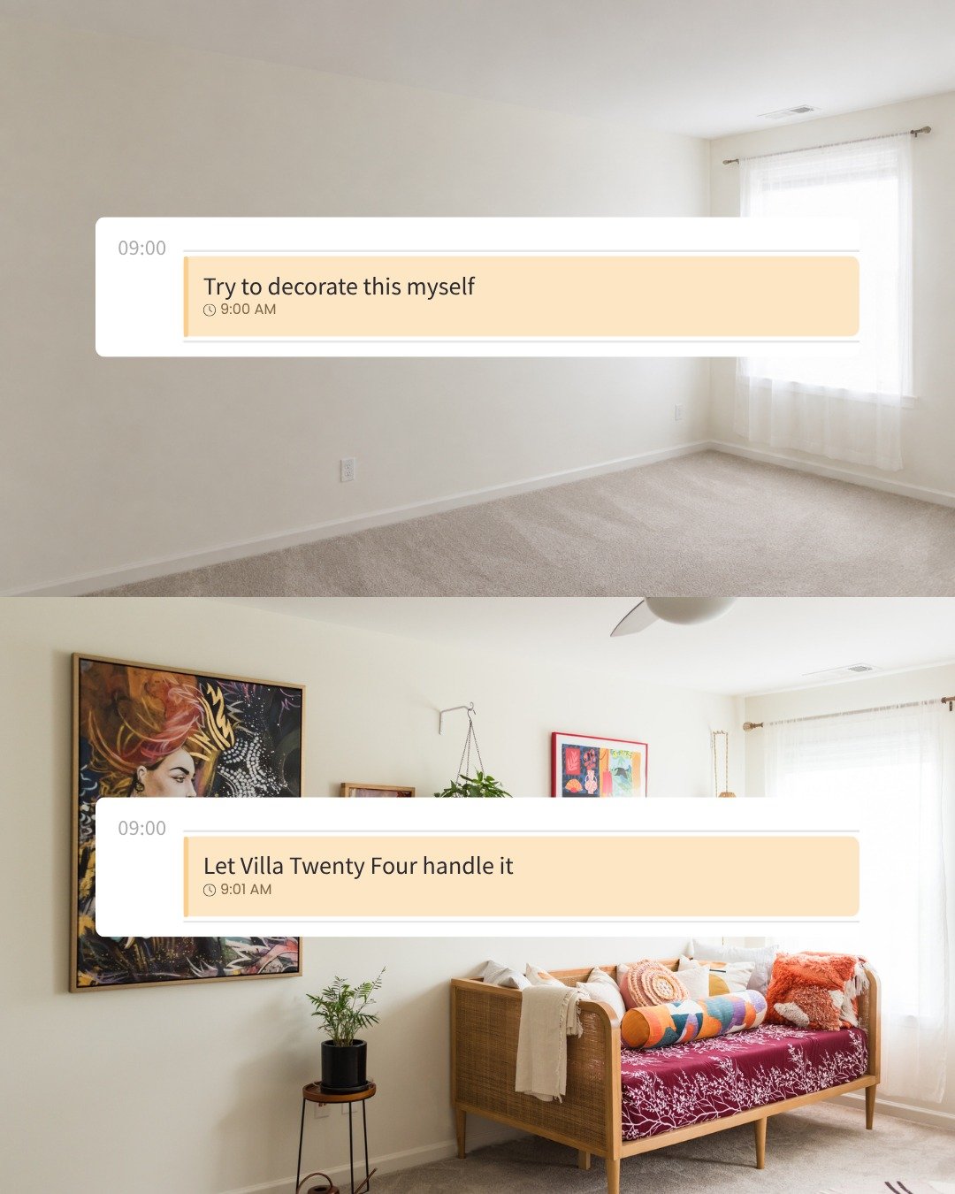 Your space deserves more than a Pinterest board and a prayer 😭 

DM us or visit the link in bio to get started.

#villatwentyfour #interiordesignnashville #boldhomeliving #homeinspo #designinspiration