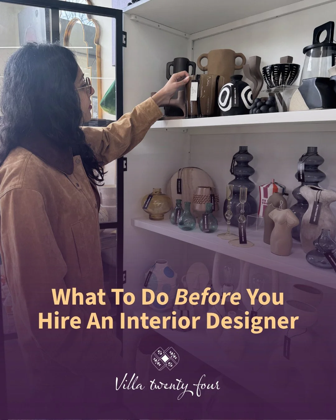 Most people think hiring an interior designer starts with picking furniture. It actually starts way before that 🏠

Before your first conversation with Vidhi, here are four things that will make the whole process smoother and more intentional from da