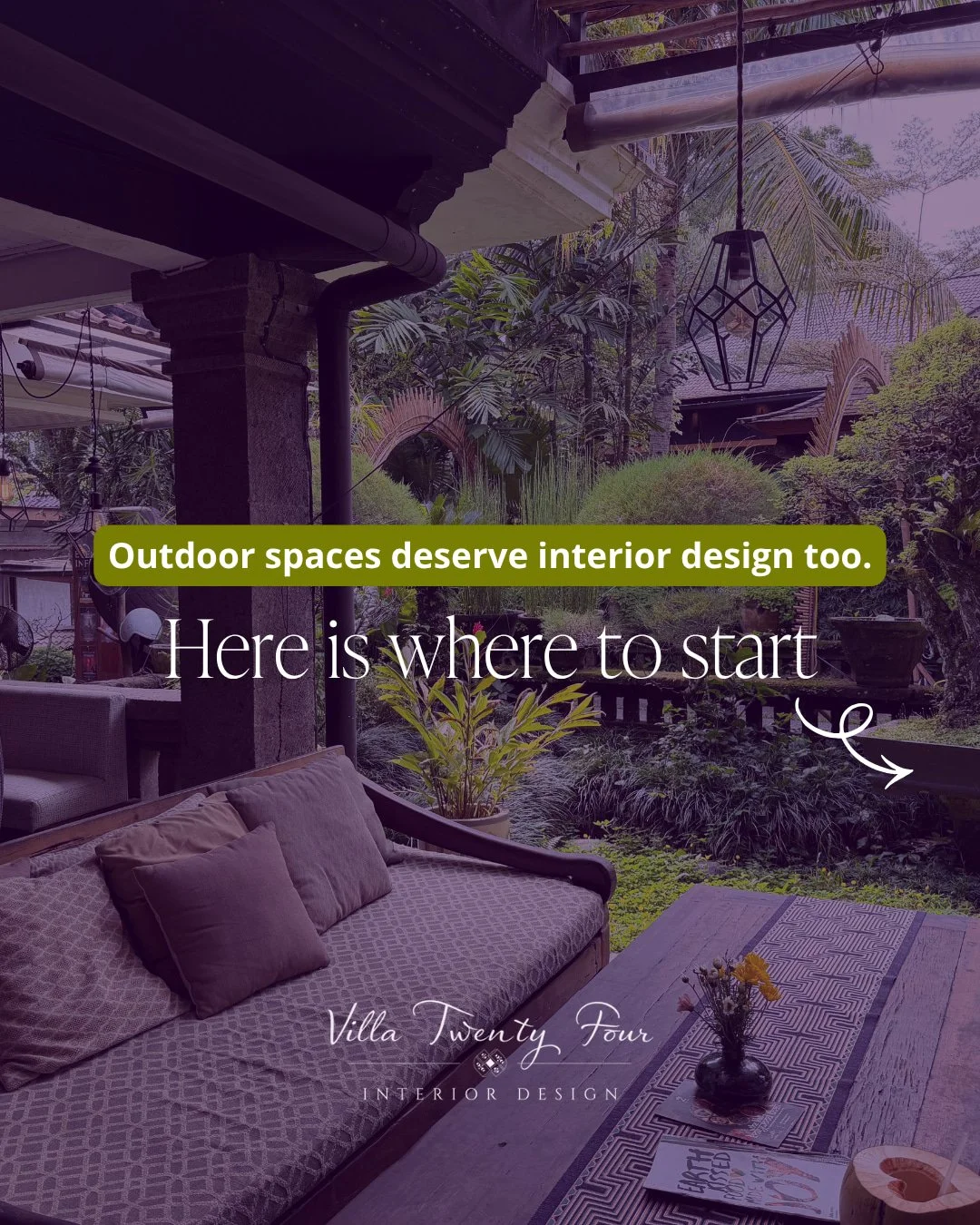 Your patio, your porch, your balcony. These spaces get treated like an afterthought when they deserve just as much intention as the rooms inside your home.

The same principles that make an interior feel pulled together apply outside. You need zones.