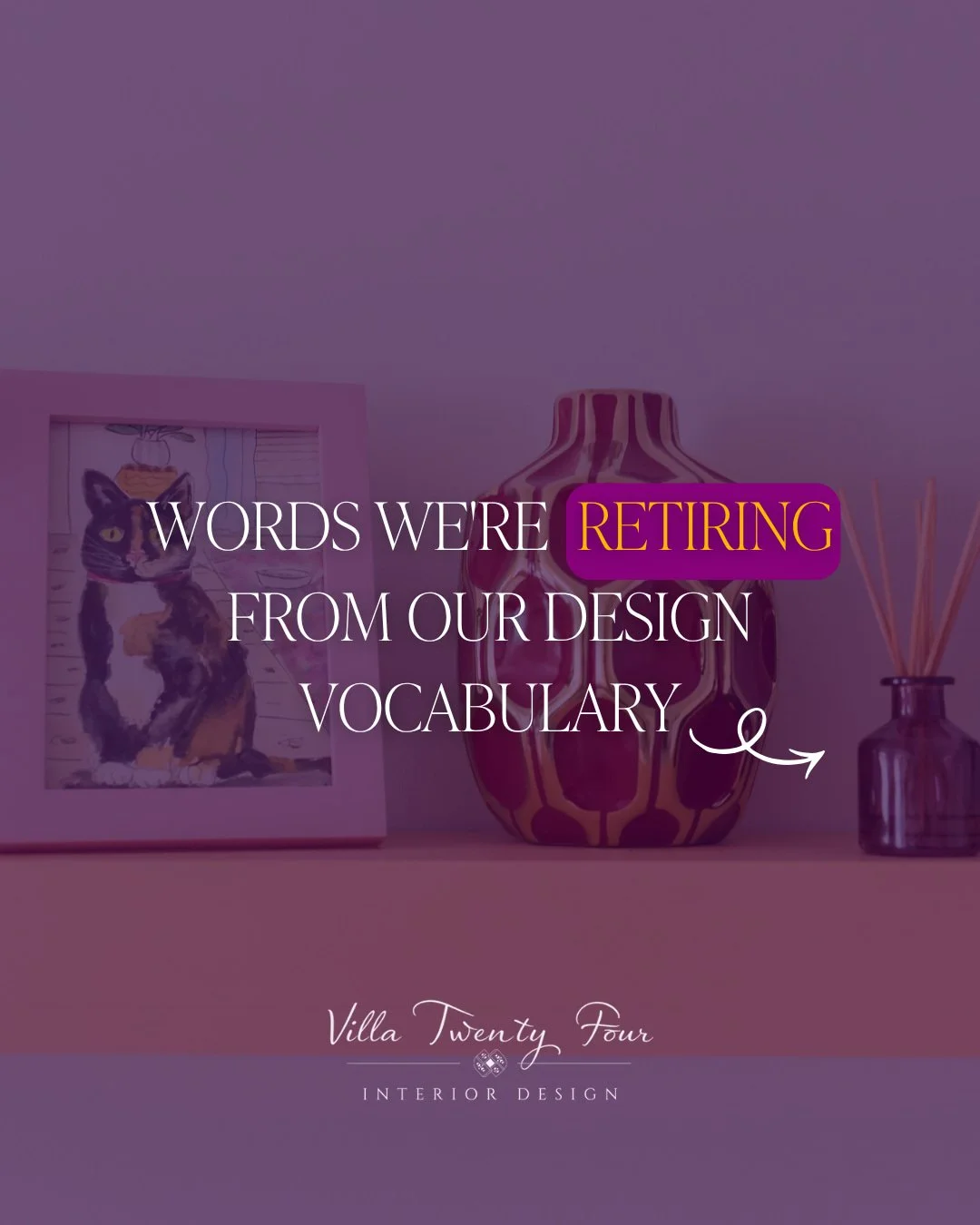 Some phrases get repeated so often in design that they stop meaning anything. Here's what we're retiring, and why.

💬 "Matchy-matchy" isn't a design strategy, it's a shortcut. A room built from a single collection is assembled, not designe