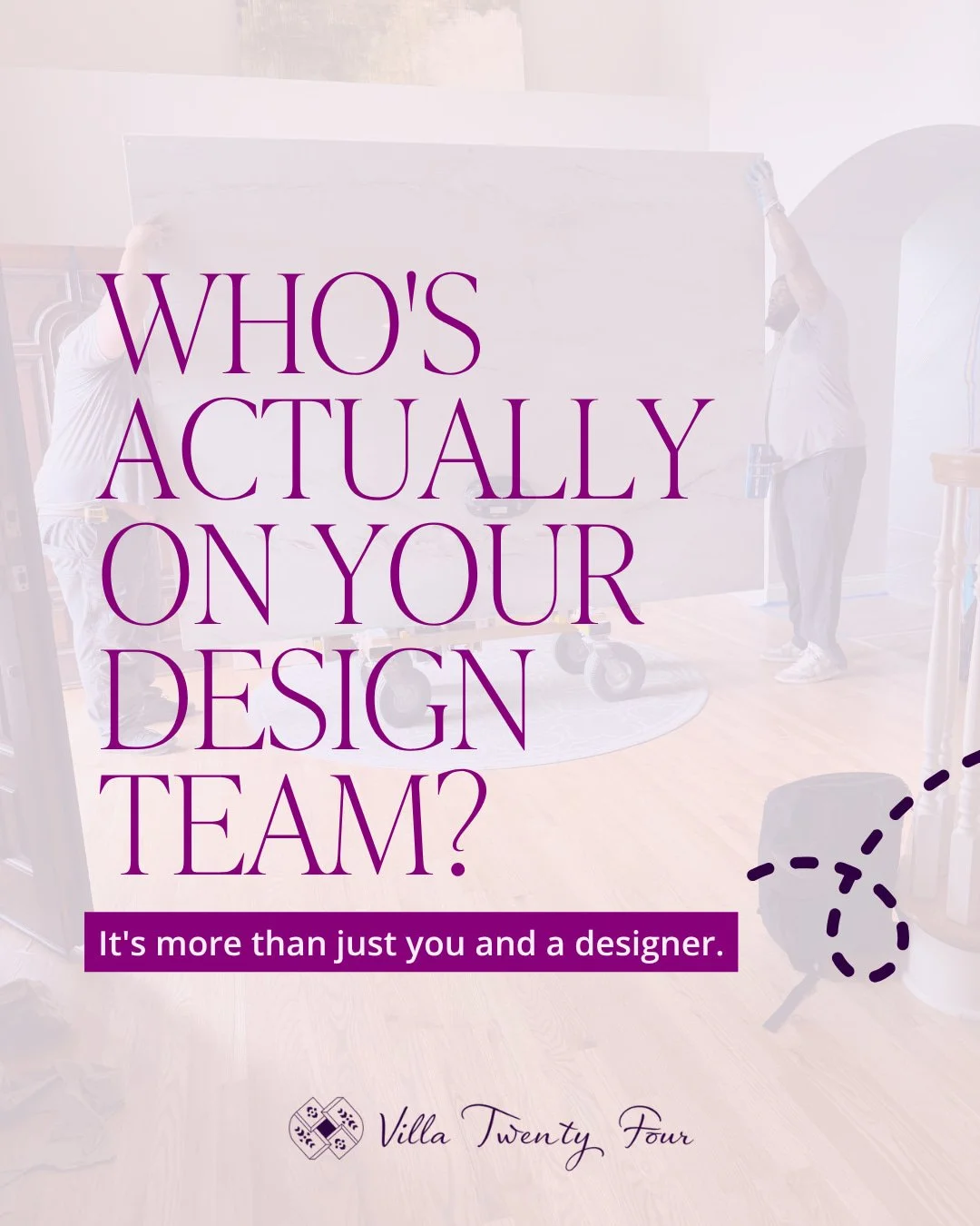 People often think hiring an interior designer just means picking out furniture and paint colors.

In reality, a design project is a massive team effort. While we lead the creative vision, decisions, and spatial planning, we also partner closely with