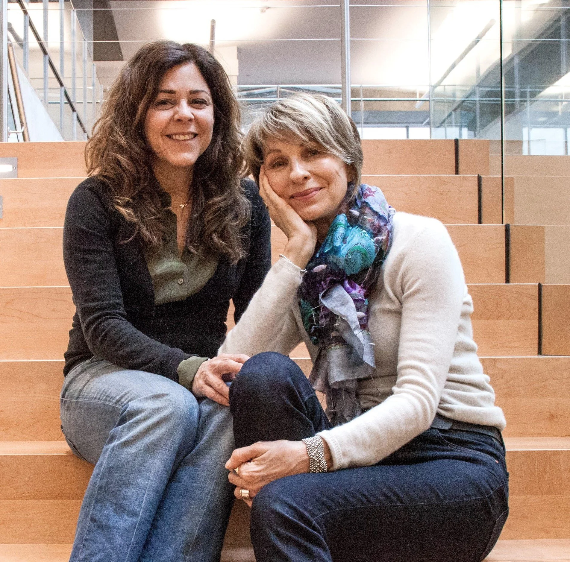 Iona Monk and Pam Stewart