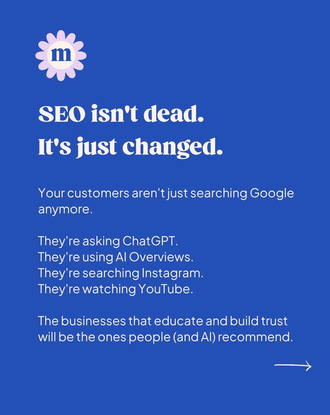 Lately, I&rsquo;ve been having the same conversation with clients over and over again...

&ldquo;Is SEO still worth it now that everyone is using ChatGPT?&rdquo;

The short answer? Yes.

The longer answer? It&rsquo;s changed.

I&rsquo;ve found myself