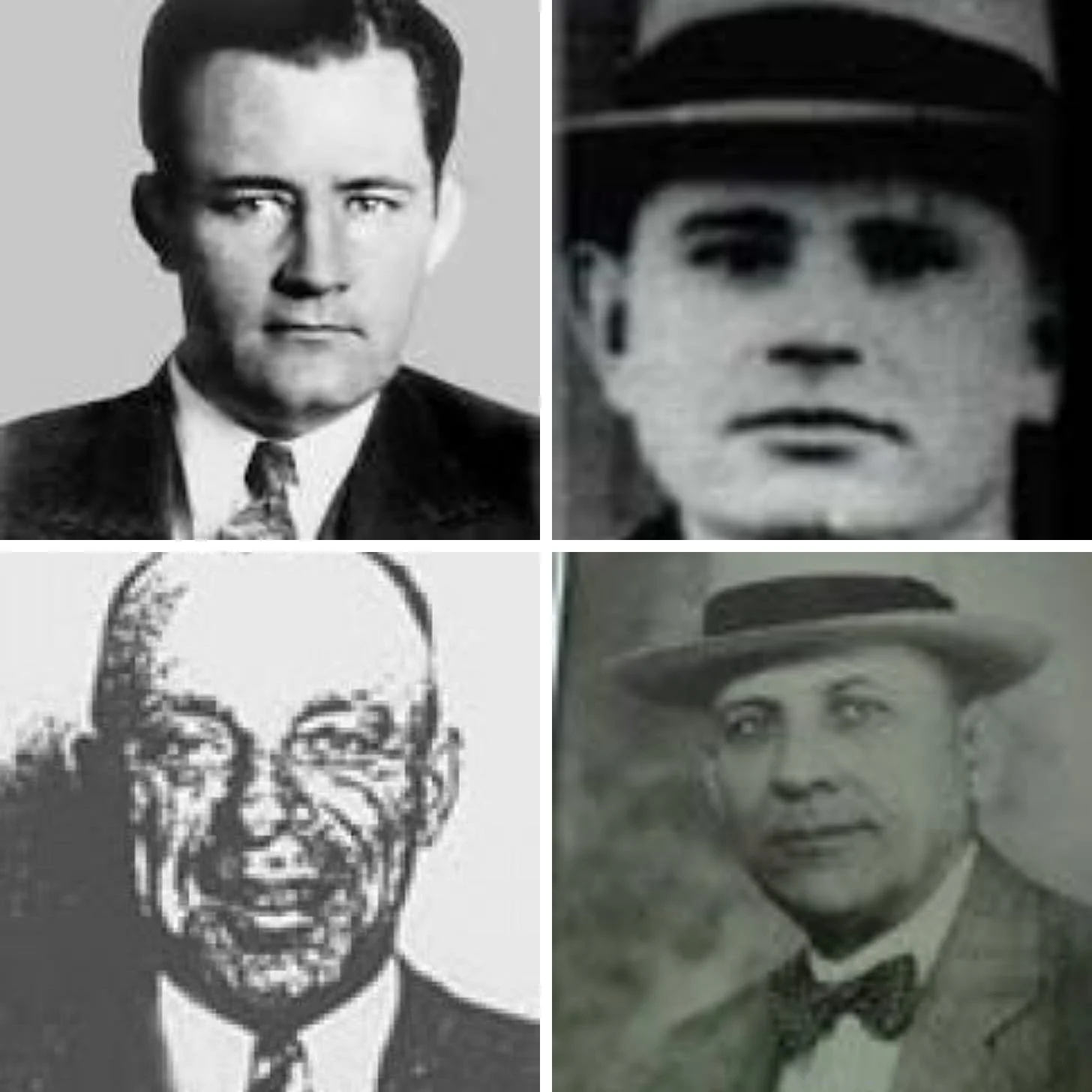 (clockwise from top left) R.J. Caffrey, W.J. Grooms, Otto Reed and Frank Hermanson
