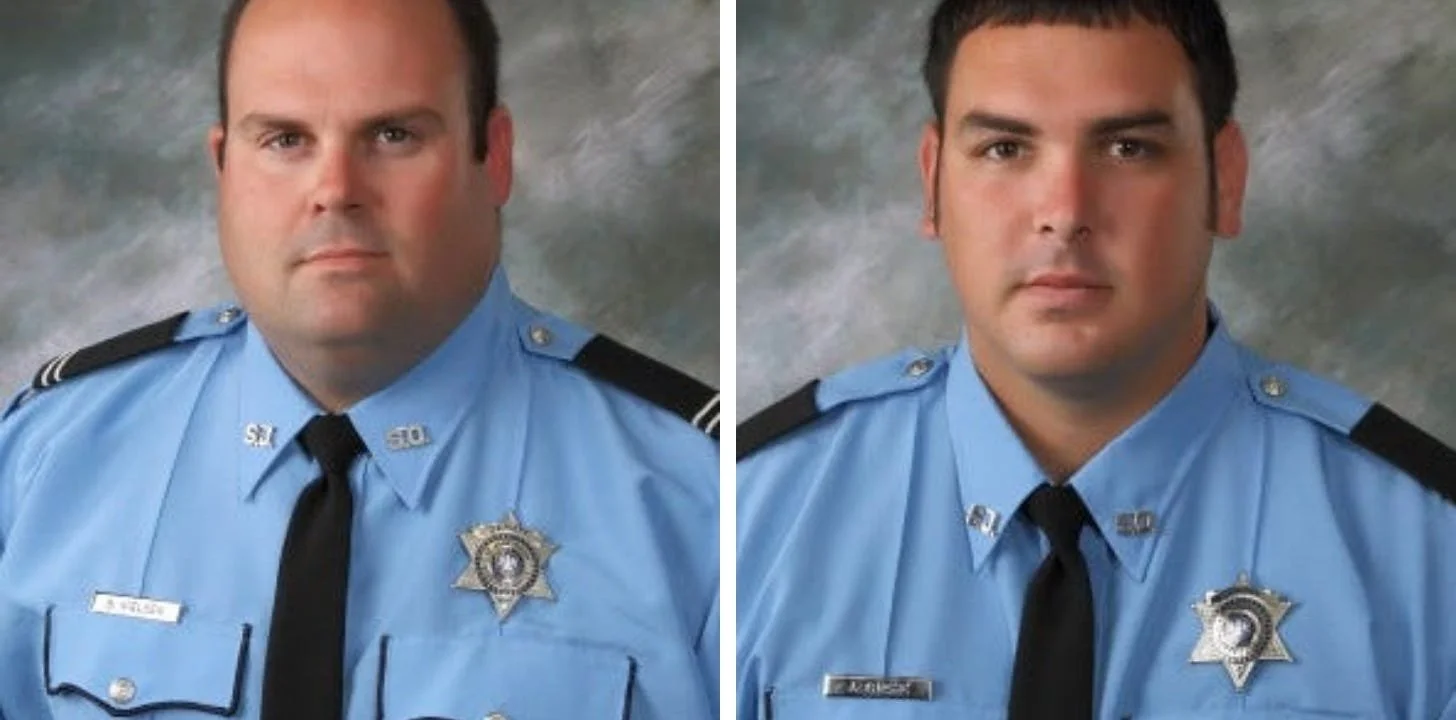 Deputies Brandon Nielsen and Jeremy Triche