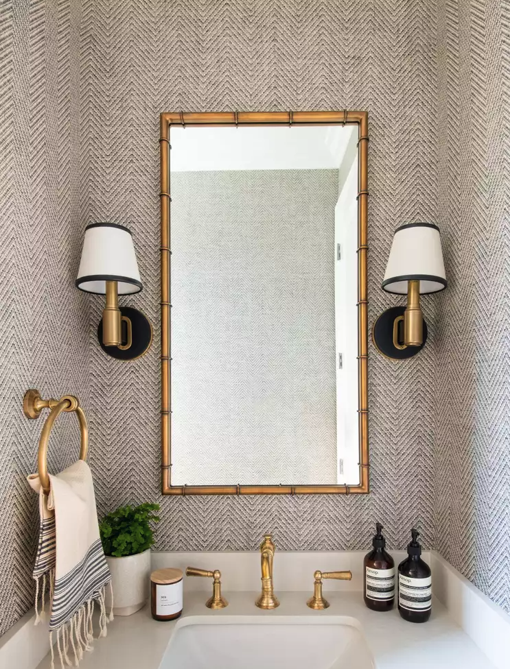 More subtle wallpapers for a more considered WC