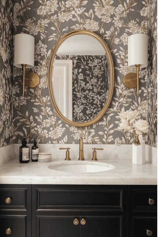 creative powder room design ideas to elevate your guest wc