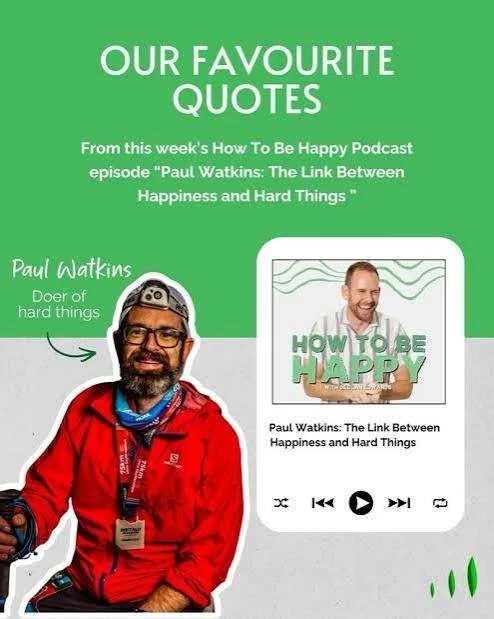 How to be Happy, by doing hard things