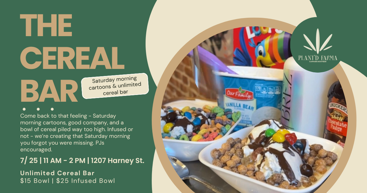 The Cereal Bar - Saturday Morning Cartoons & Unlimited Cereal