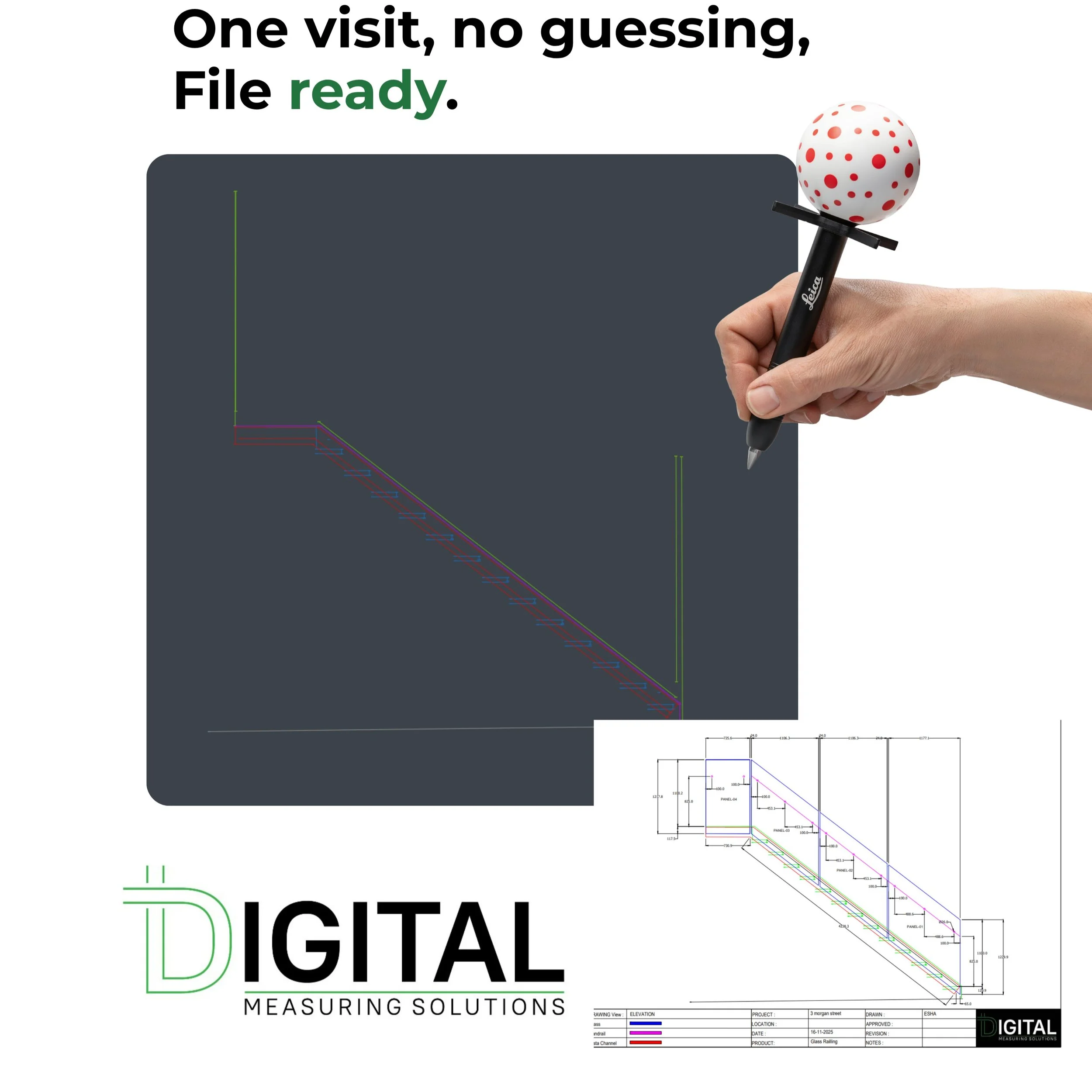 One site visit. Measured directly into CAD.

No redrawing. No rework. No going back to site.

This is what a cleaner workflow looks like for NZ fabricators and installers. 👆

Link in bio to book a free 15 minute call.

#fabrication #digitalmeasuring