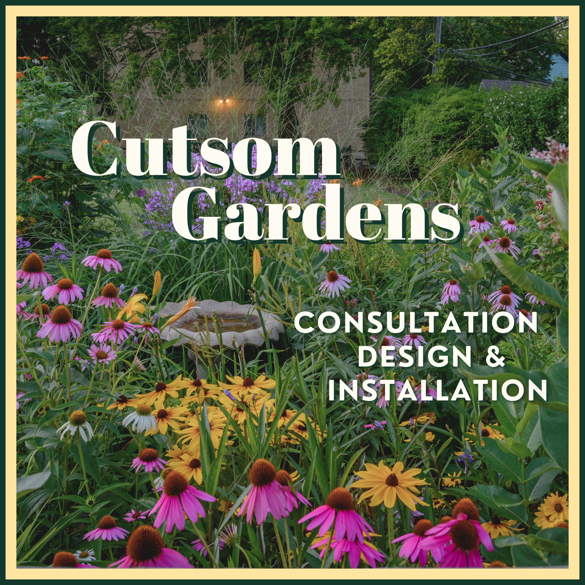 Custom Garden Design & Installation