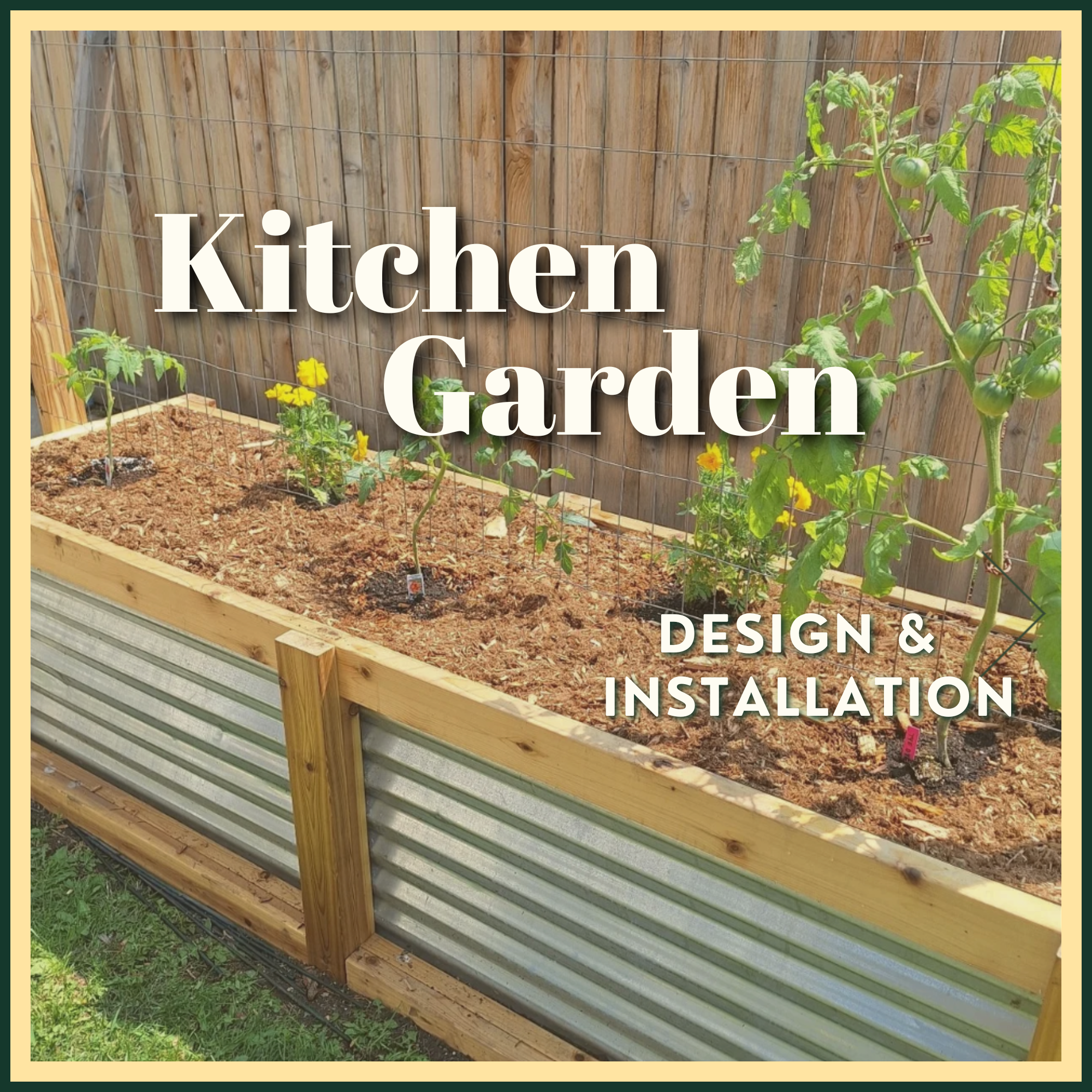 Custom Built: Raised Kitchen Garden