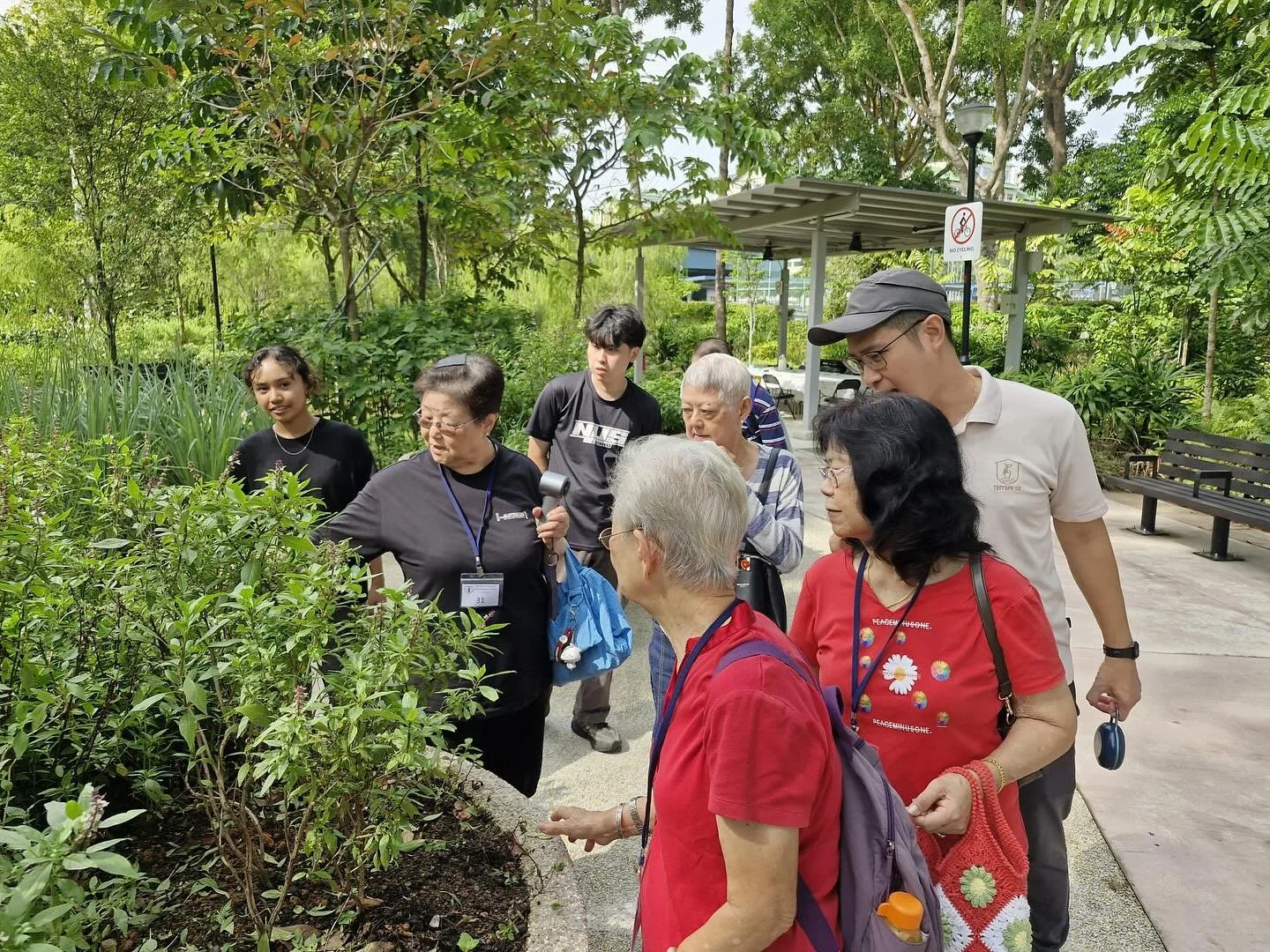 This week, our senior participants enjoyed making pressed-flower wooden keychains in the verdant surrounding of Yishun Pond Park. Surrounded by soothing greenery and gentle breezes, participants took their time selecting flowers, and creating their o