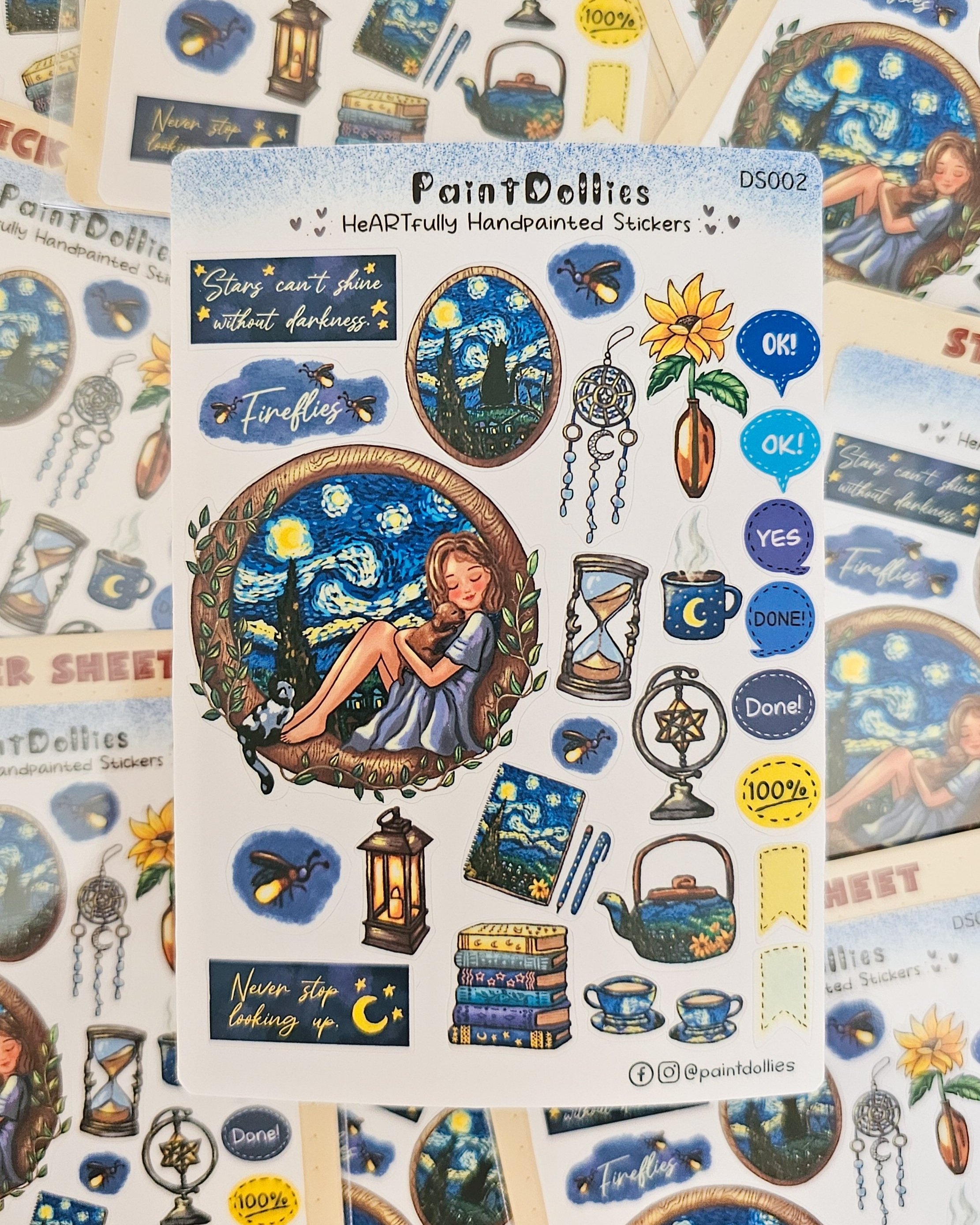 Paint Dollies DS002 Sticker Sheet