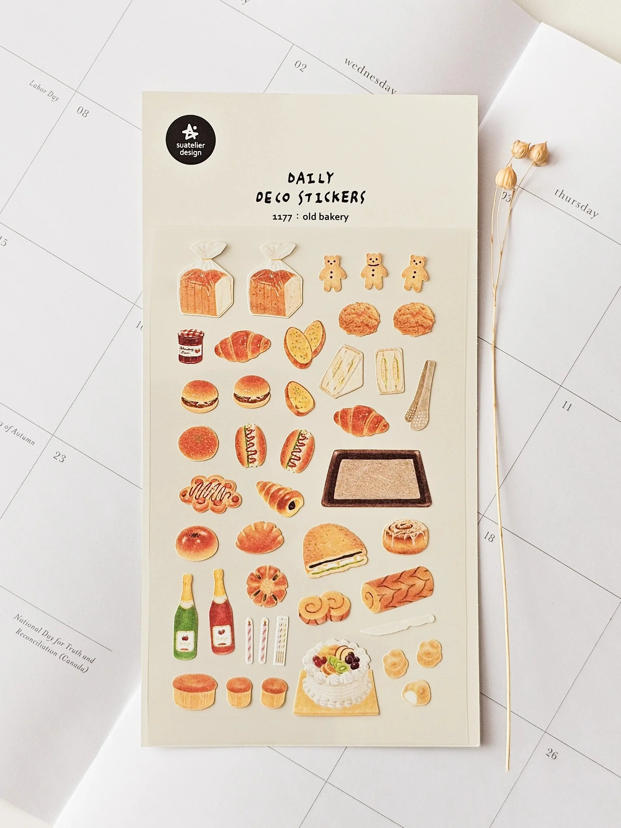 Suatelier - #1177 Old Bakery Sticker Sheet