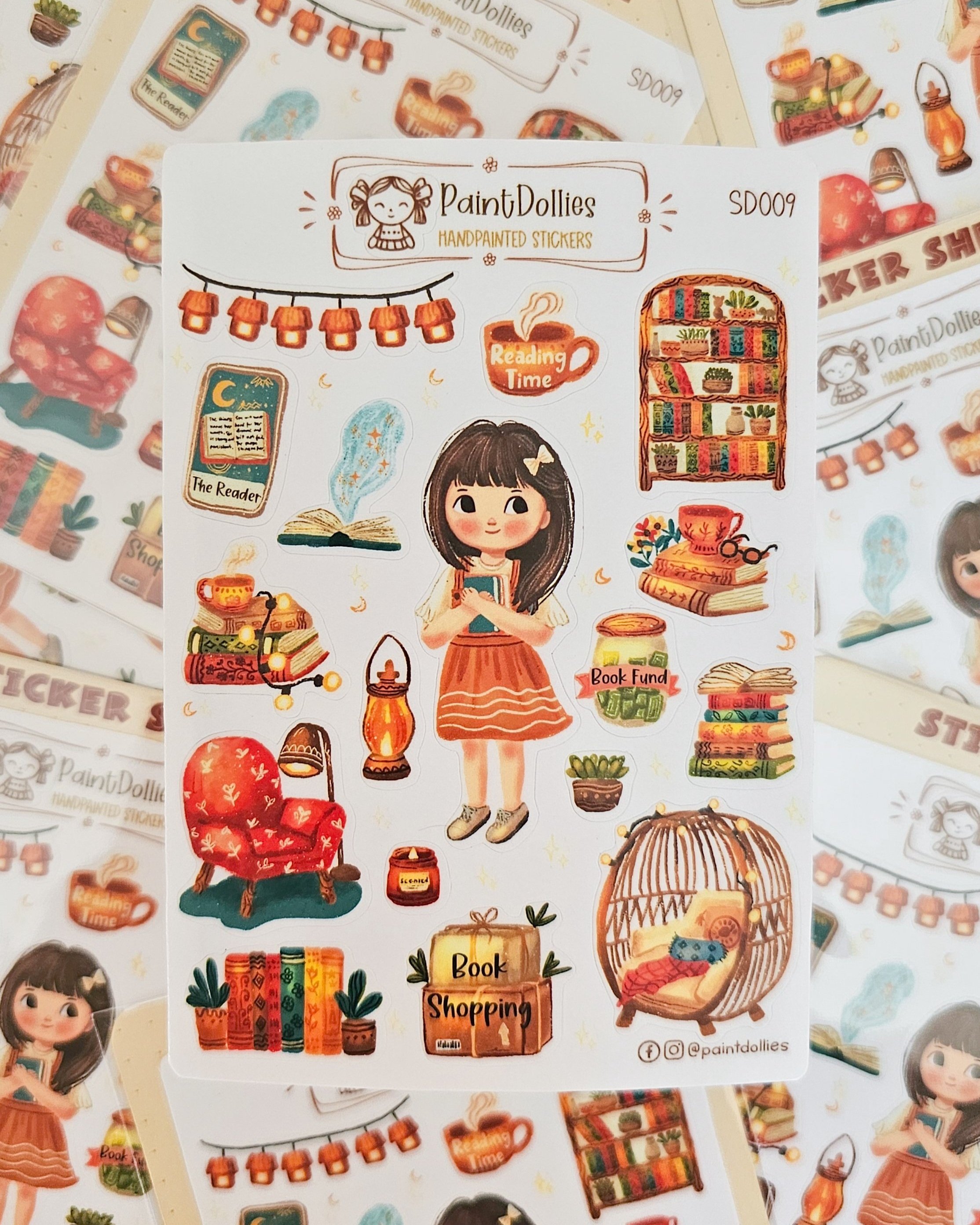 Paint Dollies SD009 Sticker Sheet