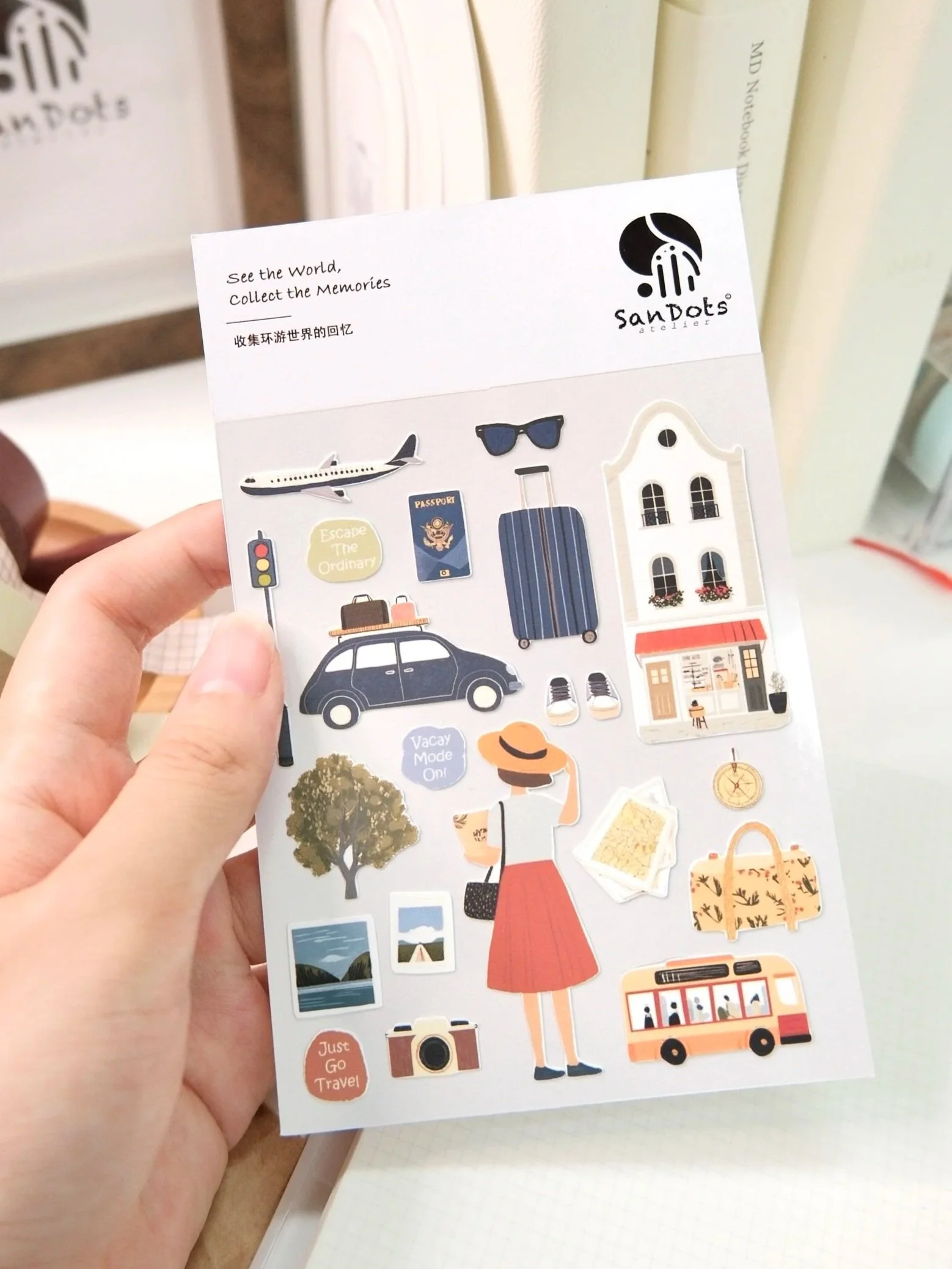 SanDots Atelier - See the World, Collect the Memories Sticker Sheet