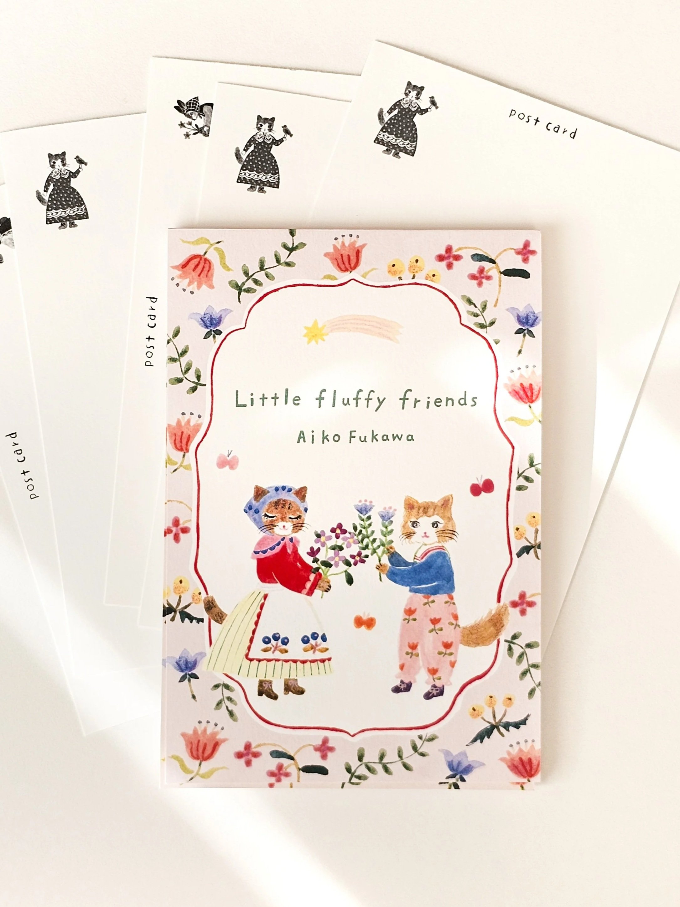 Cozyca - Aiko Fukawa Postcards Pad - Little Fluffy Friends