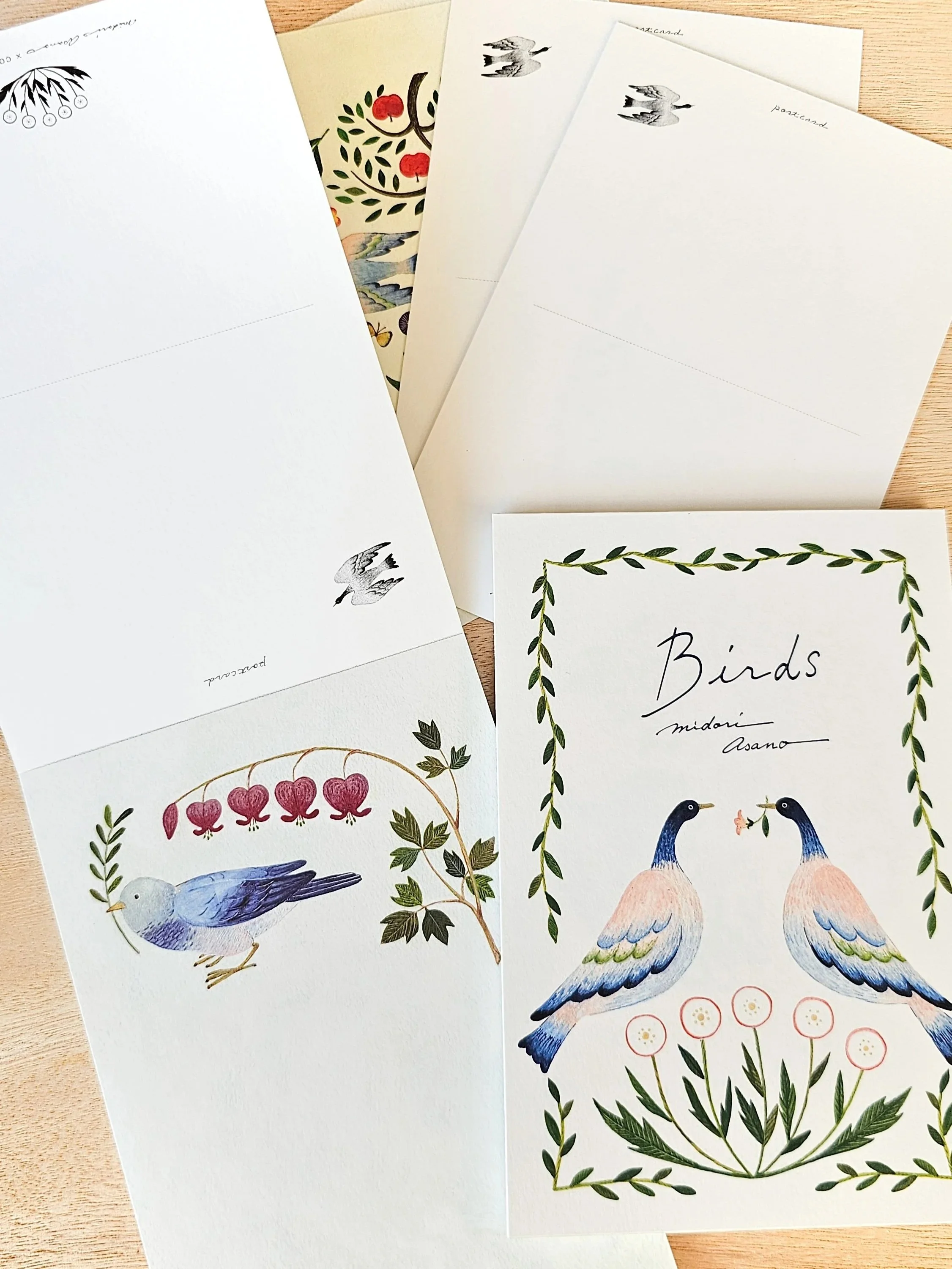Cozyca - Midori Asano Postcards Pad - Birds