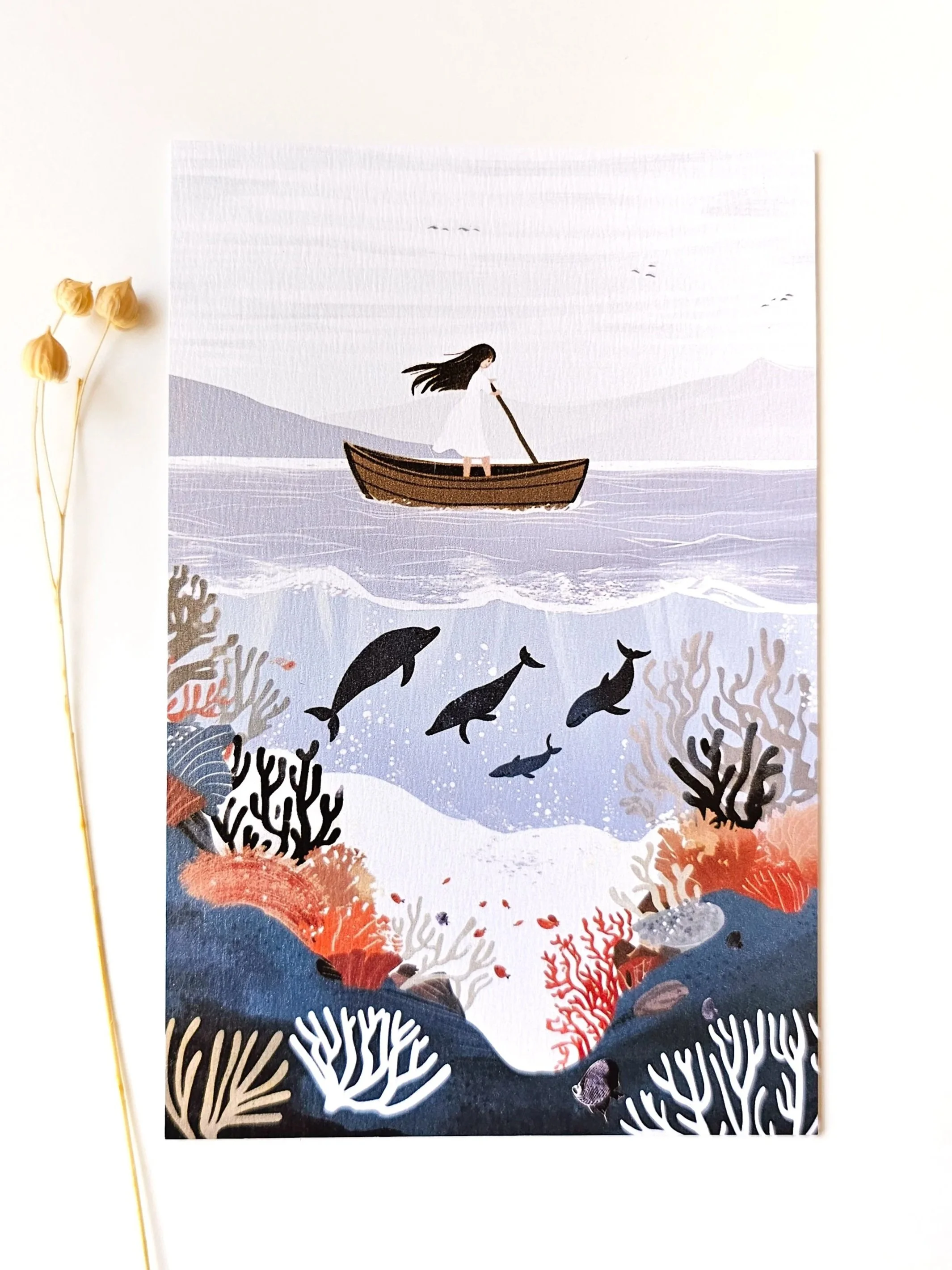 SanDots Atelier - Sail Toward What You Love Postcard