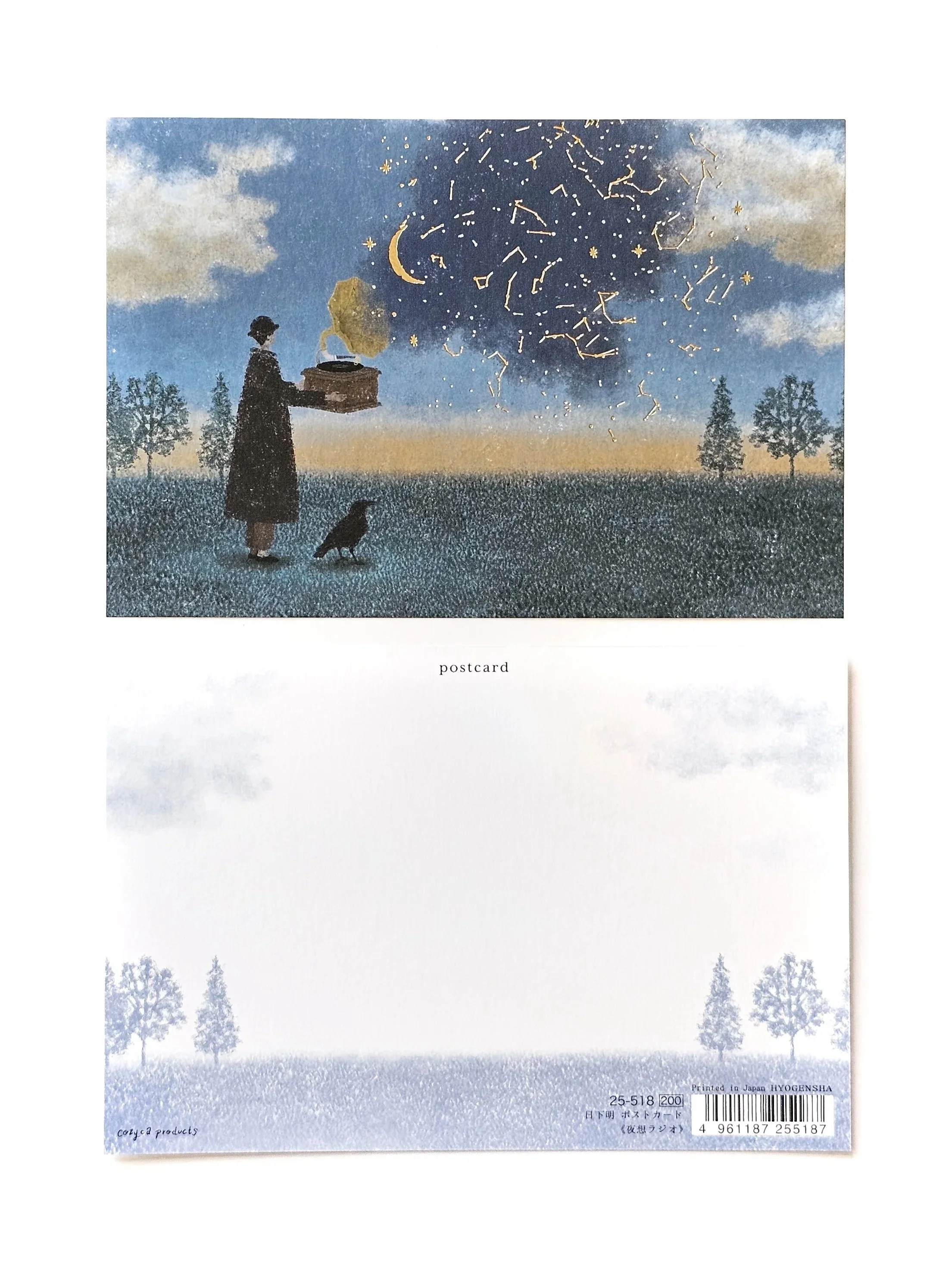 Cozyca - Akira Kusaka Foil-Stamped Postcard - Yoso Radio