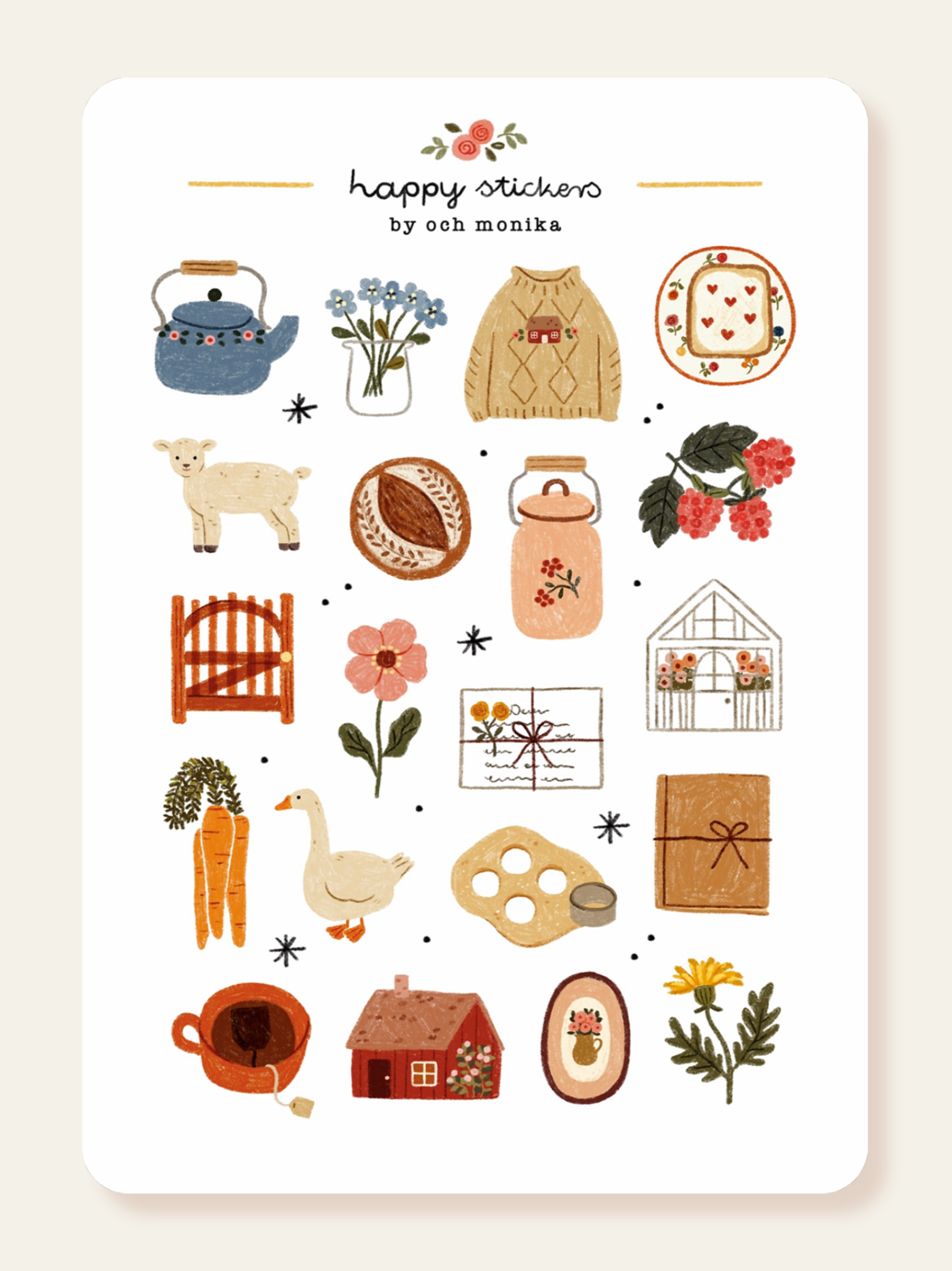Och Monika - Soft Life SS079 Sticker Sheet