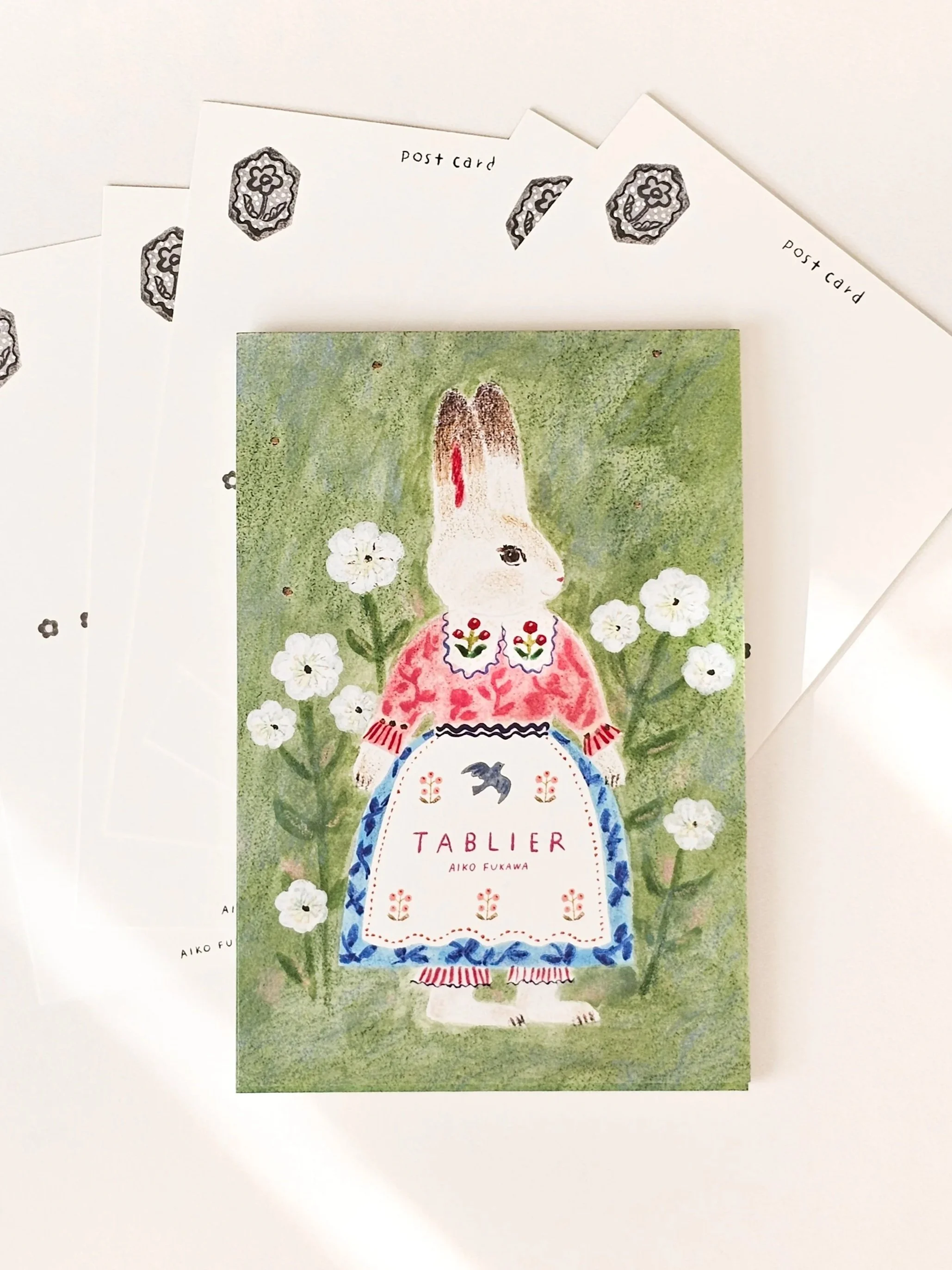 Cozyca - Aiko Fukawa Postcards Pad - Tablier