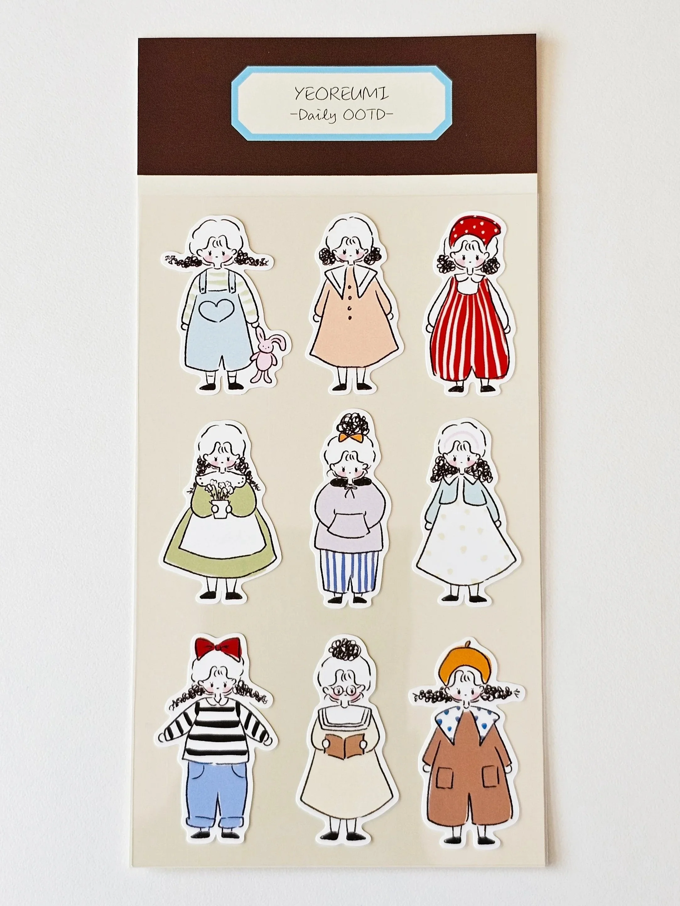 Maison de Summer - Yeoreumi Daily OOTD Sticker Sheet