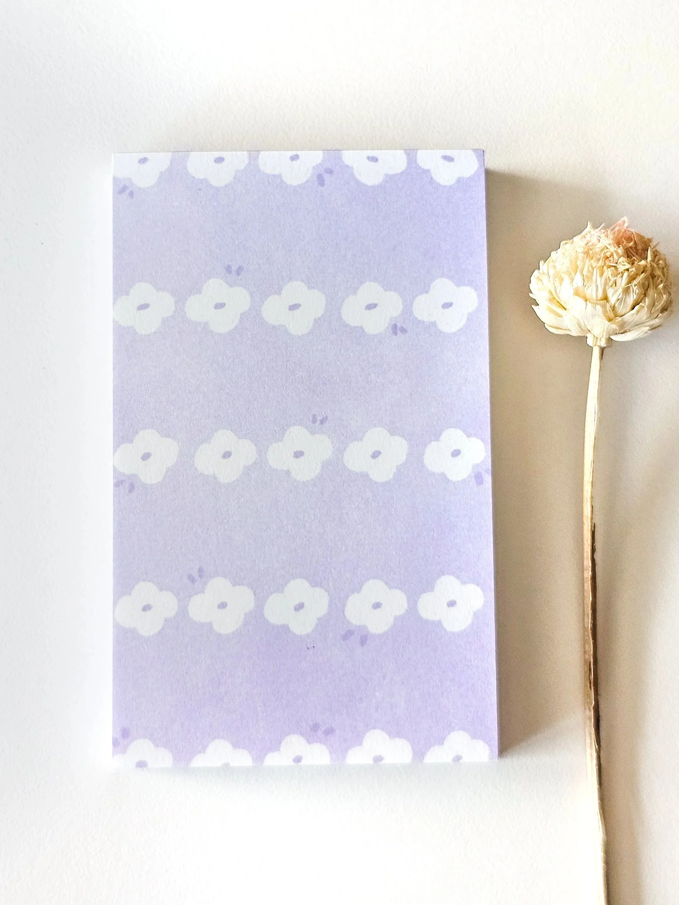 Maison de Summer - Purple Floral Memo Pad