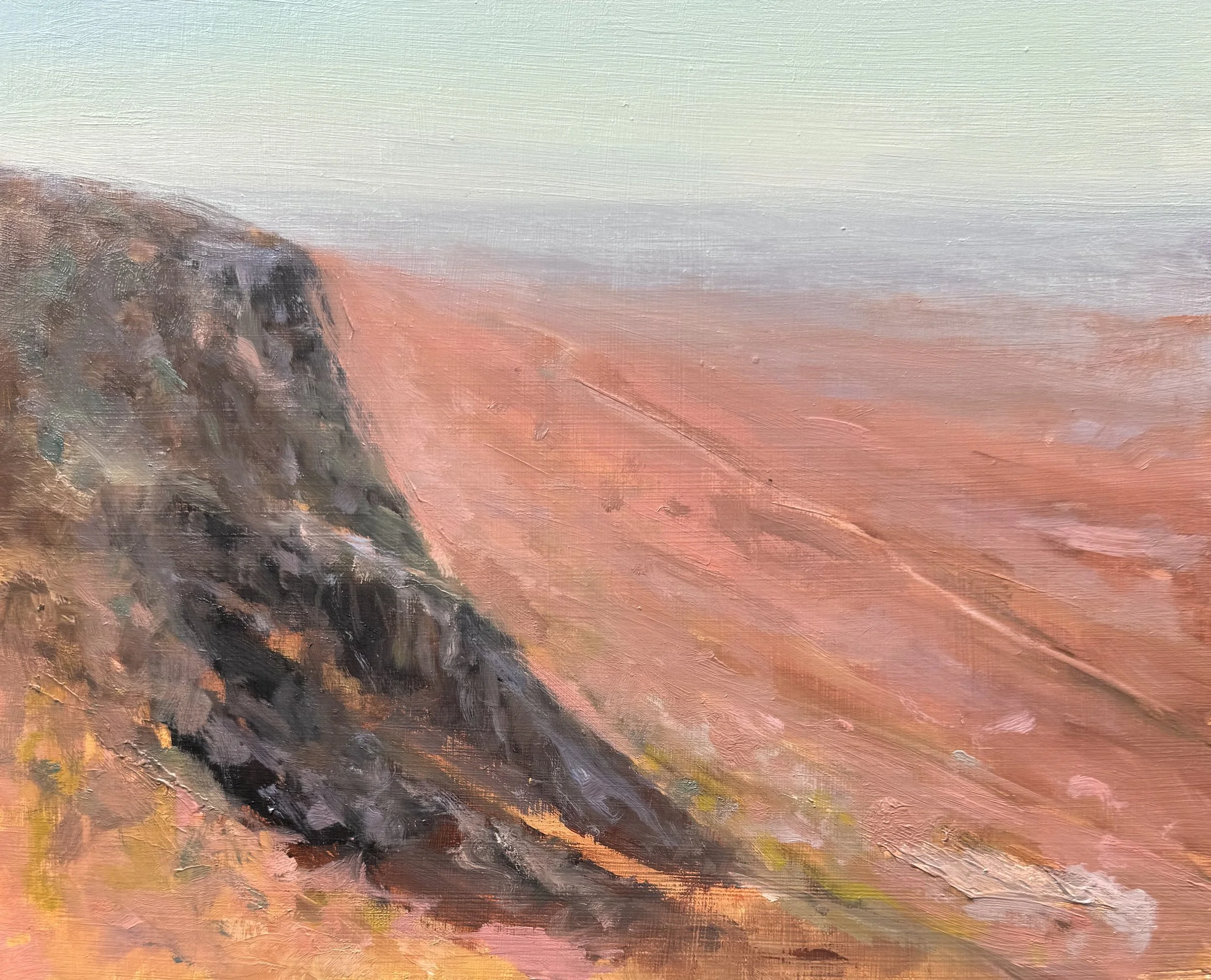 Morning mist, Stanage Edge