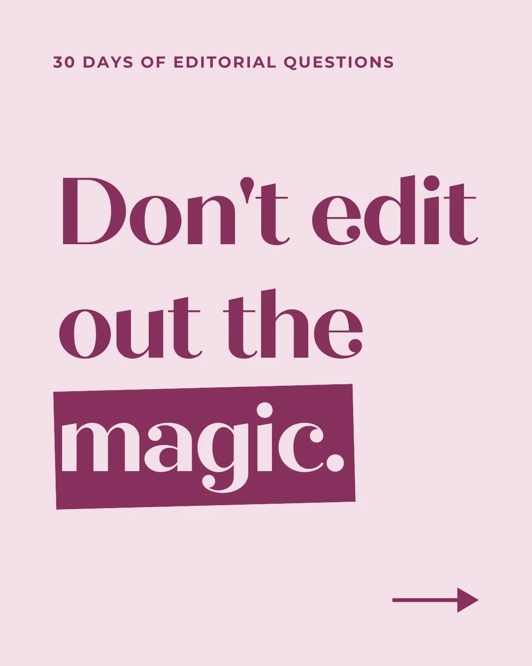 Don&rsquo;t edit out the magic. ✨

Revision tends to make us look for what&rsquo;s wrong.

The plot hole. The flat scene. The pacing problem. The character motivation that isn&rsquo;t quite landing.
But when I&rsquo;m developmentally editing a manusc